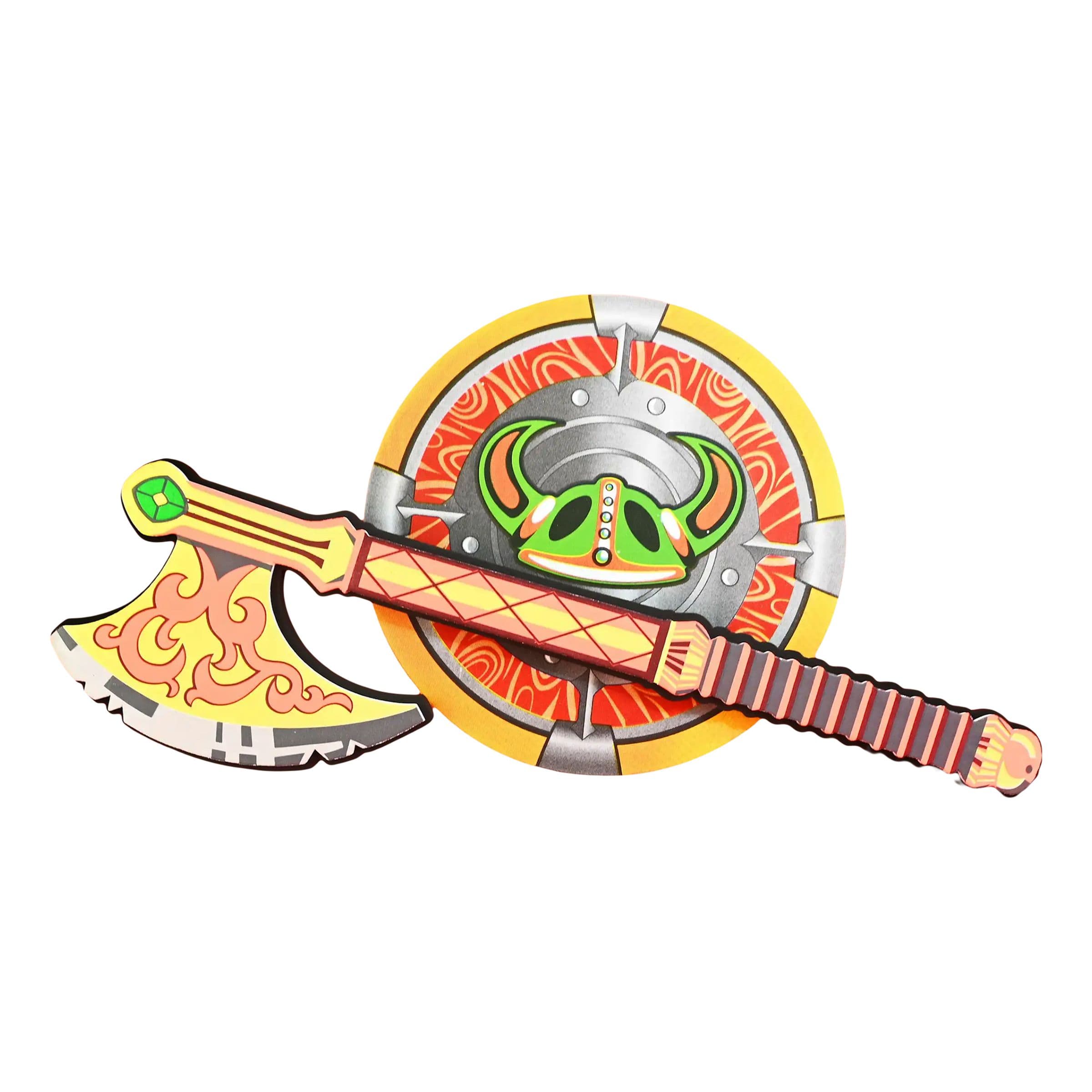 Pehmeä Viikinkikirves Ja Kilpi Lapsille – Robetoy