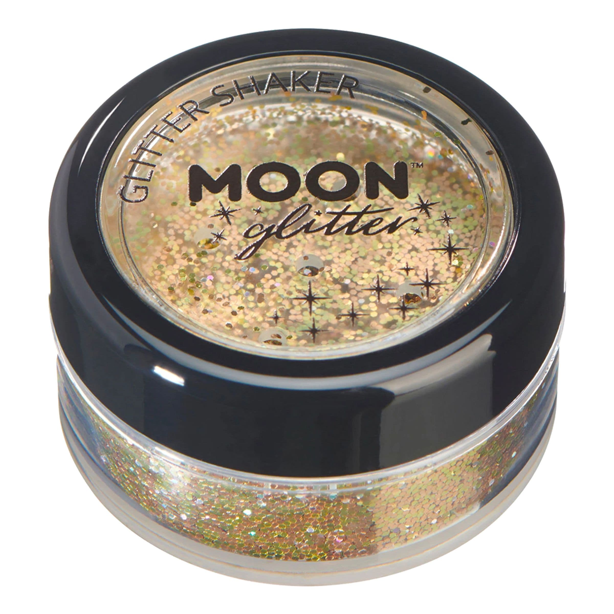Moon Creations Glitter Holographic Glitter Shakers - Kulta – Smiffys