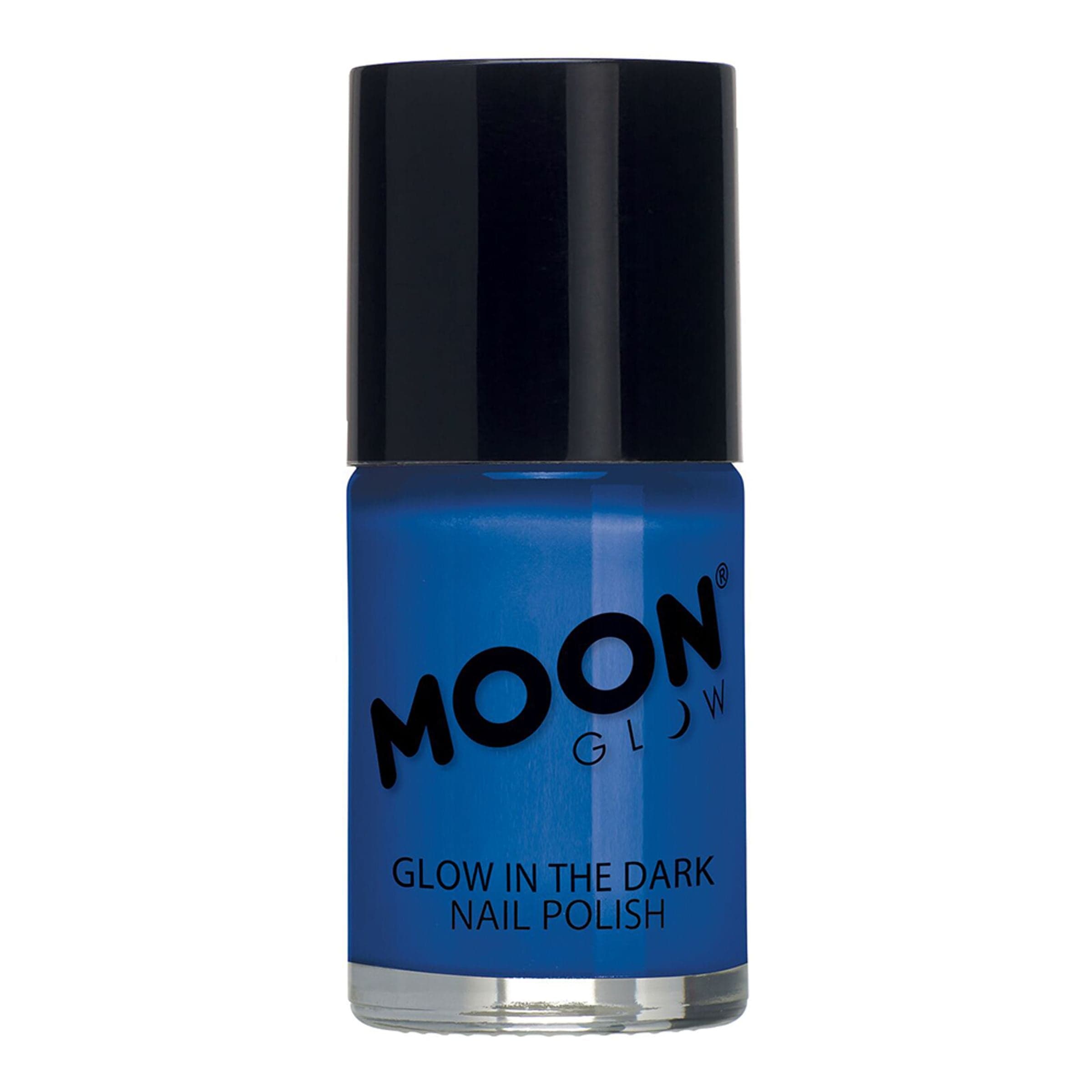 Moon Creations Pimeässä Hohtava Kynsilakka - Sininen – Smiffys