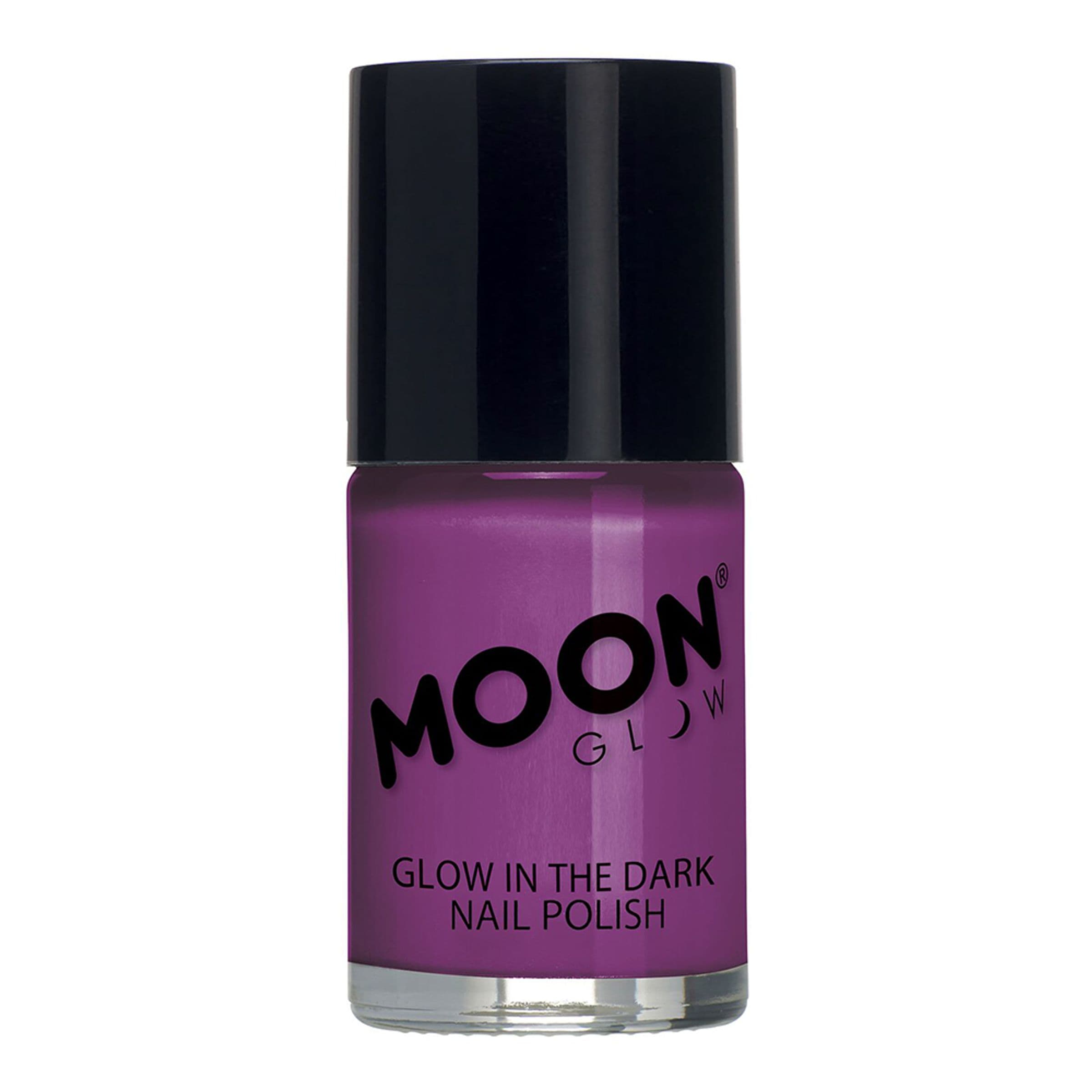 Moon Creations Pimeässä Hohtava Kynsilakka - Violetti – Smiffys