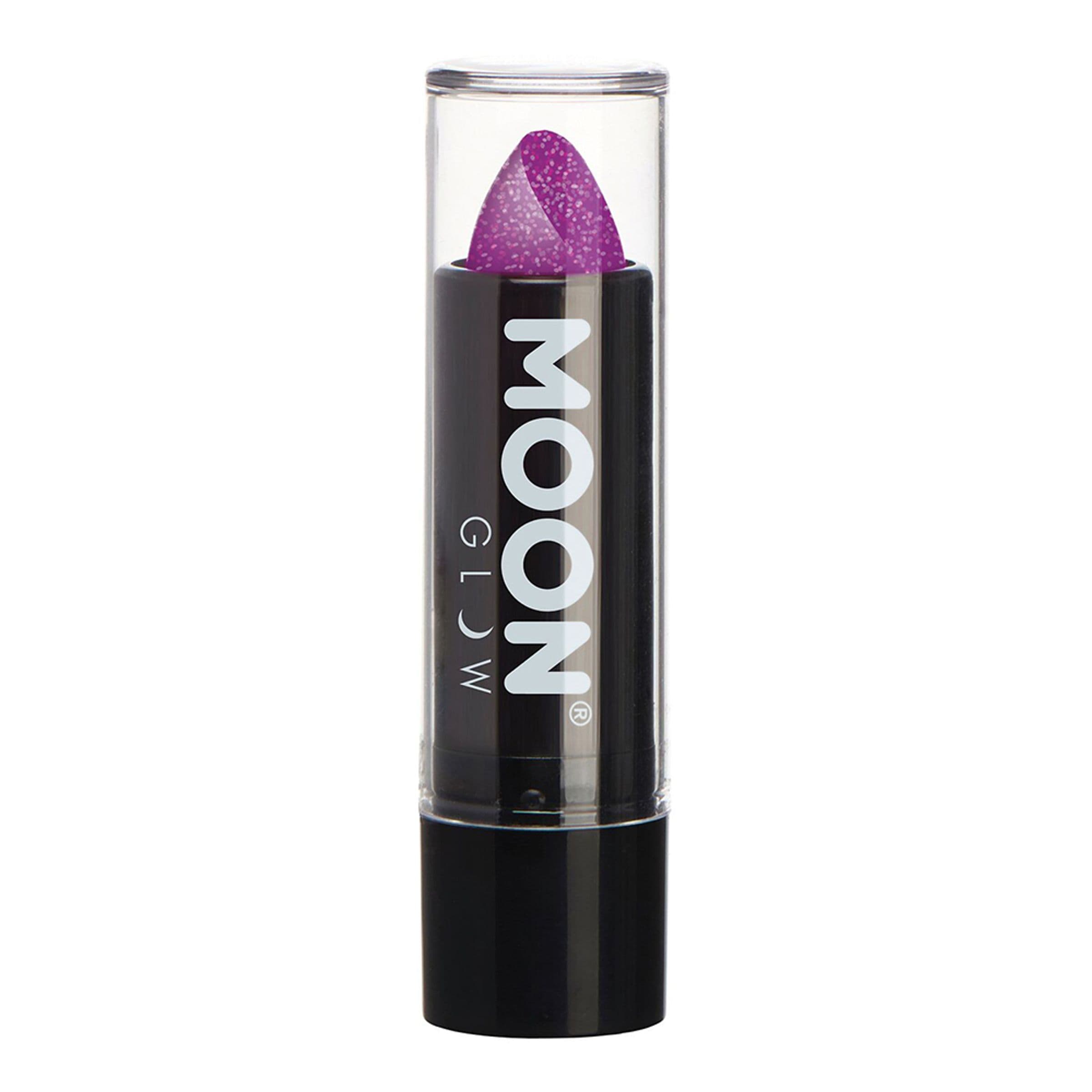 Moon Creations UV Neon Kimalle Huulipuna - Violetti – Smiffys