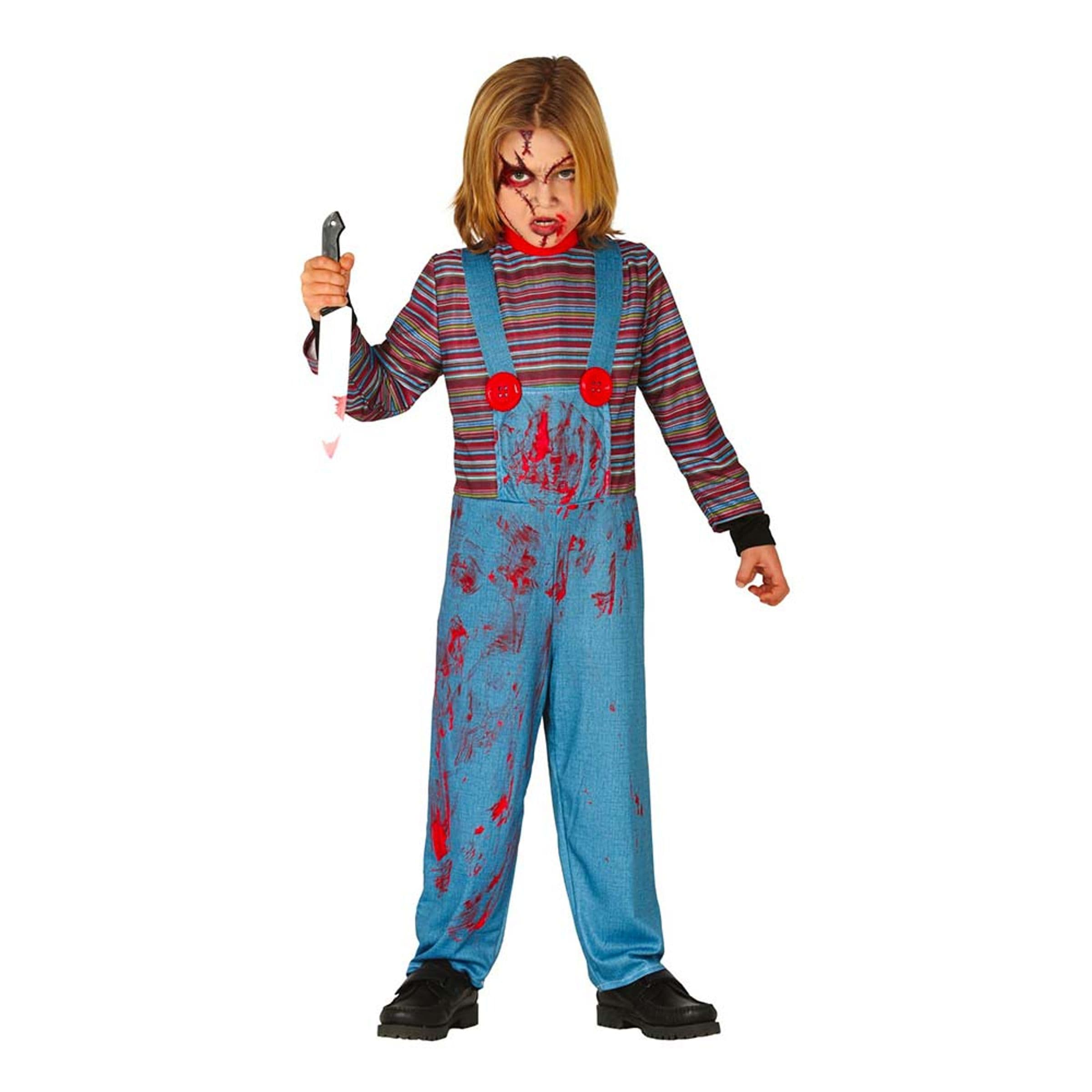 Murhaajanukke Lasten Naamiaisasu - X-Small – Fiestas Guirca