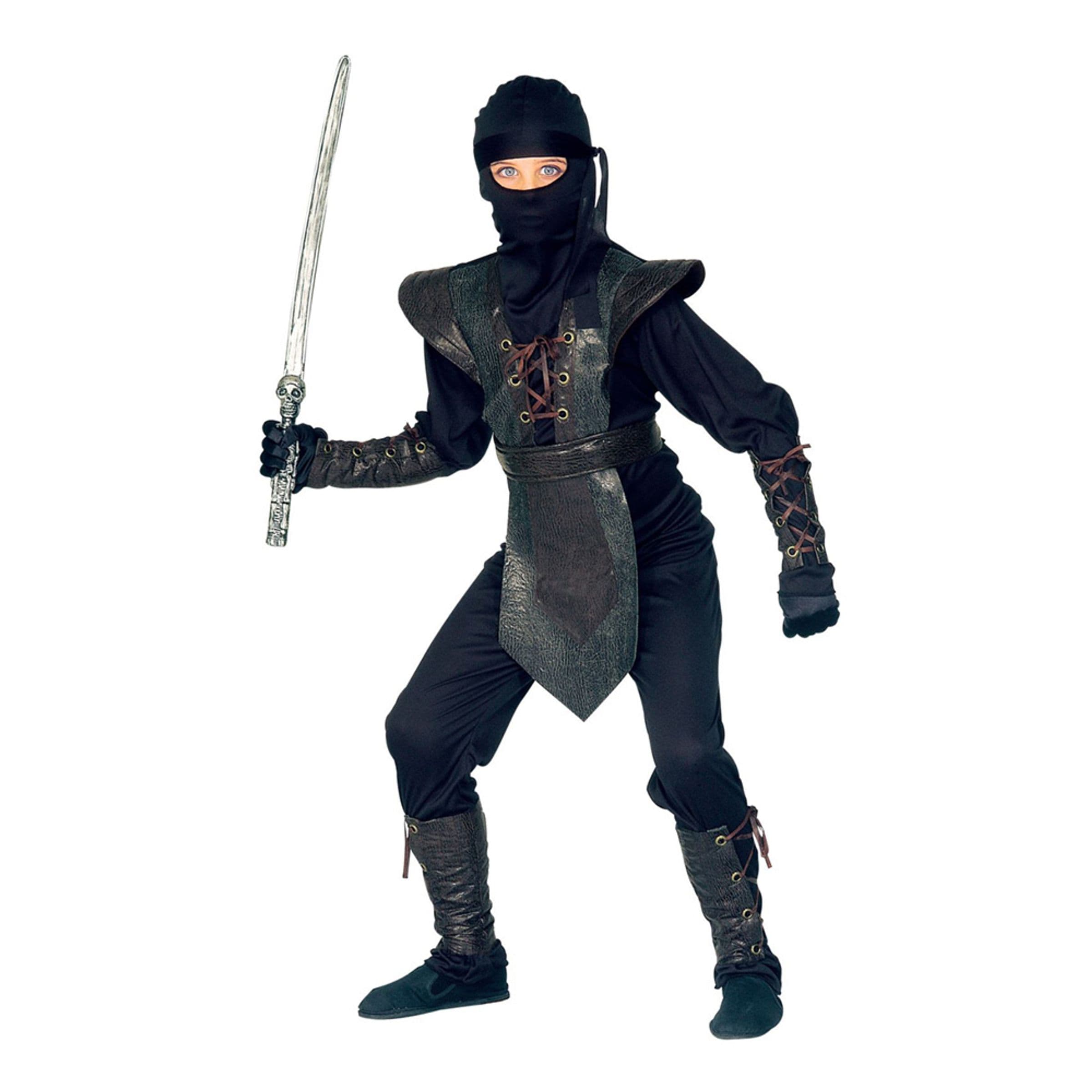 Ninja Master Jumpsuit Lasten Naamiaisasu - Large – Widmann