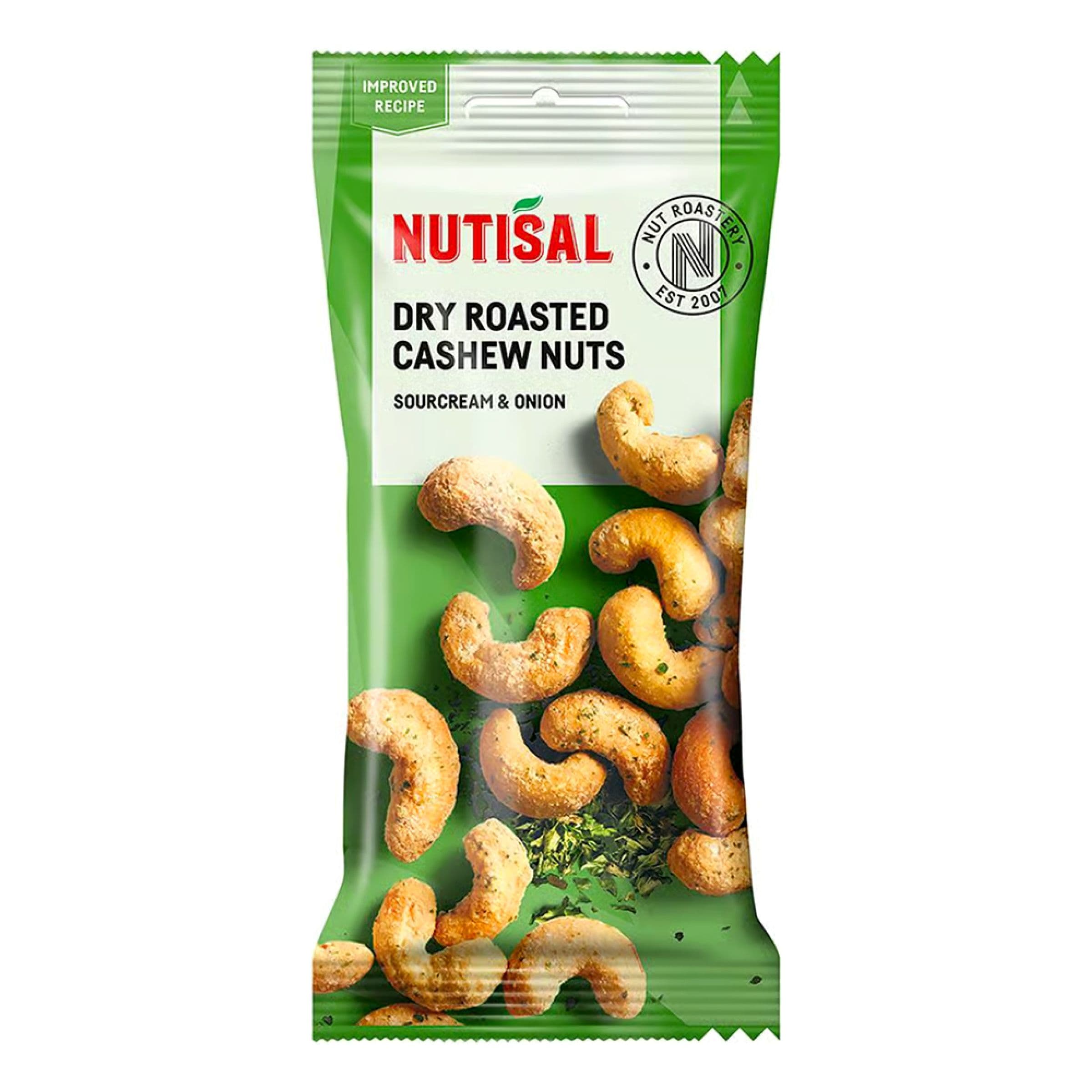 Nutisal Cashew Sourcream & Onion - 60 g – ERT Godis Singel