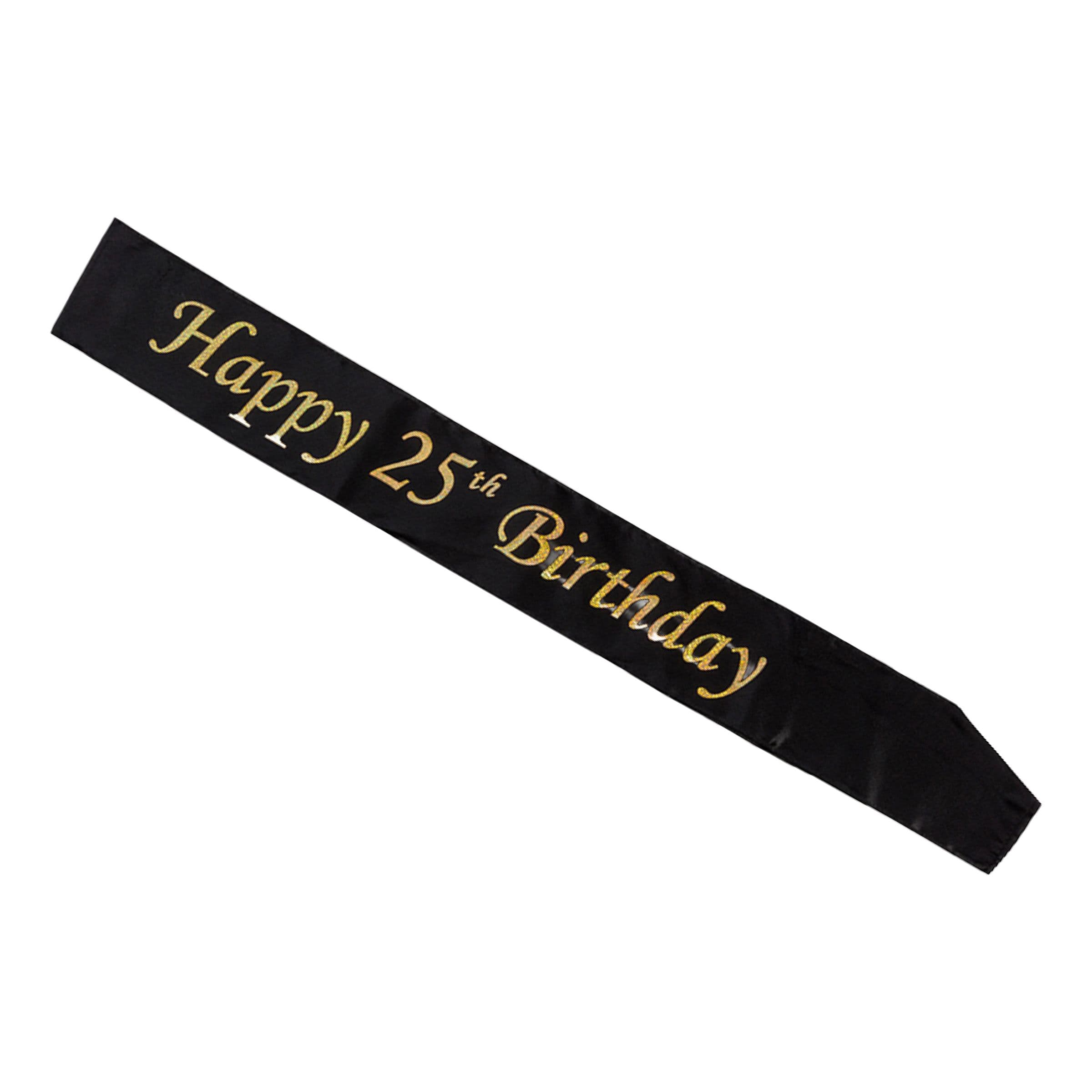 Happy 25th Birthday -mustakultainen olkanauha – Hisab/Joker