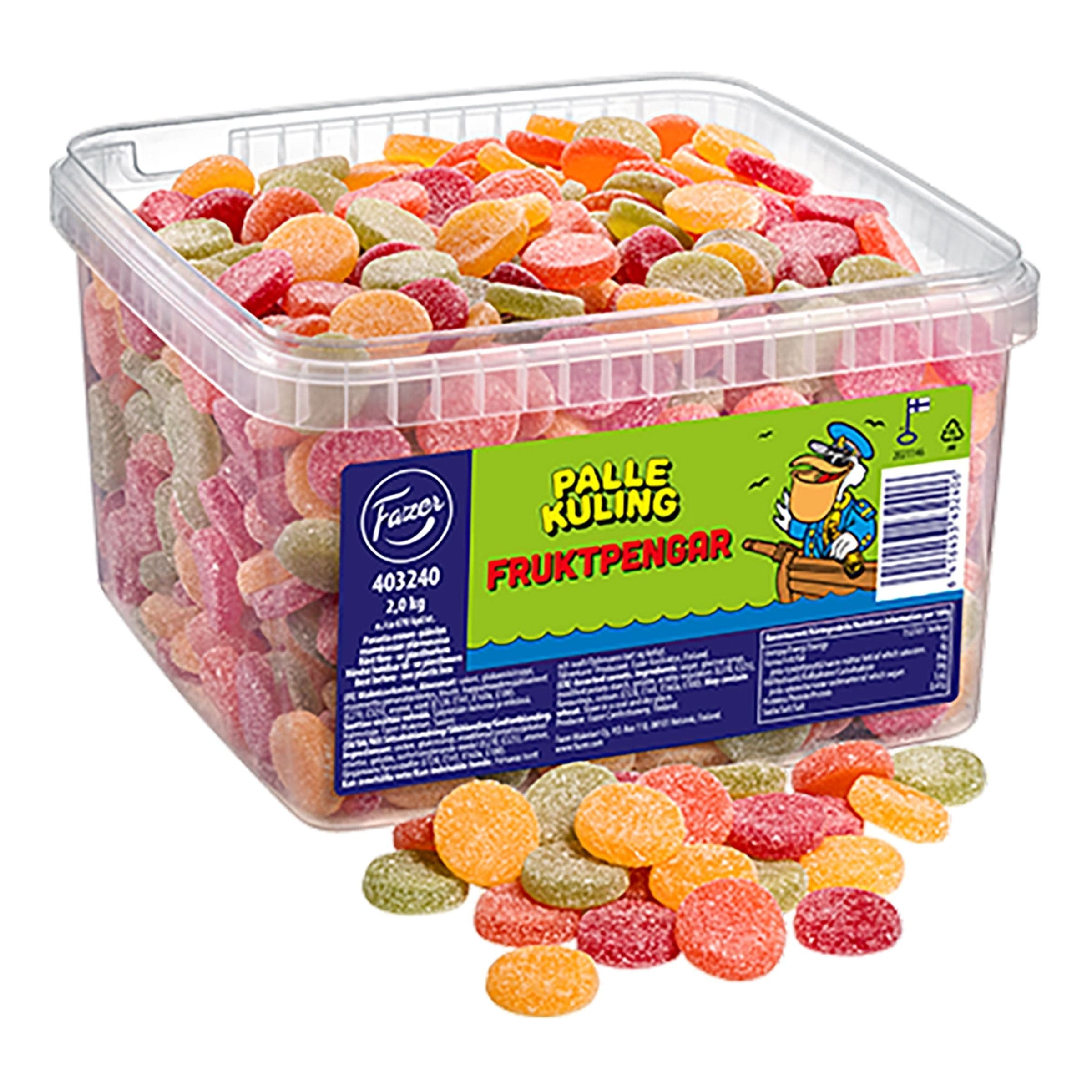 Palle Kuling Hedelmärahat Suurpakkaus - 2 kg – ERT Godis Bulk