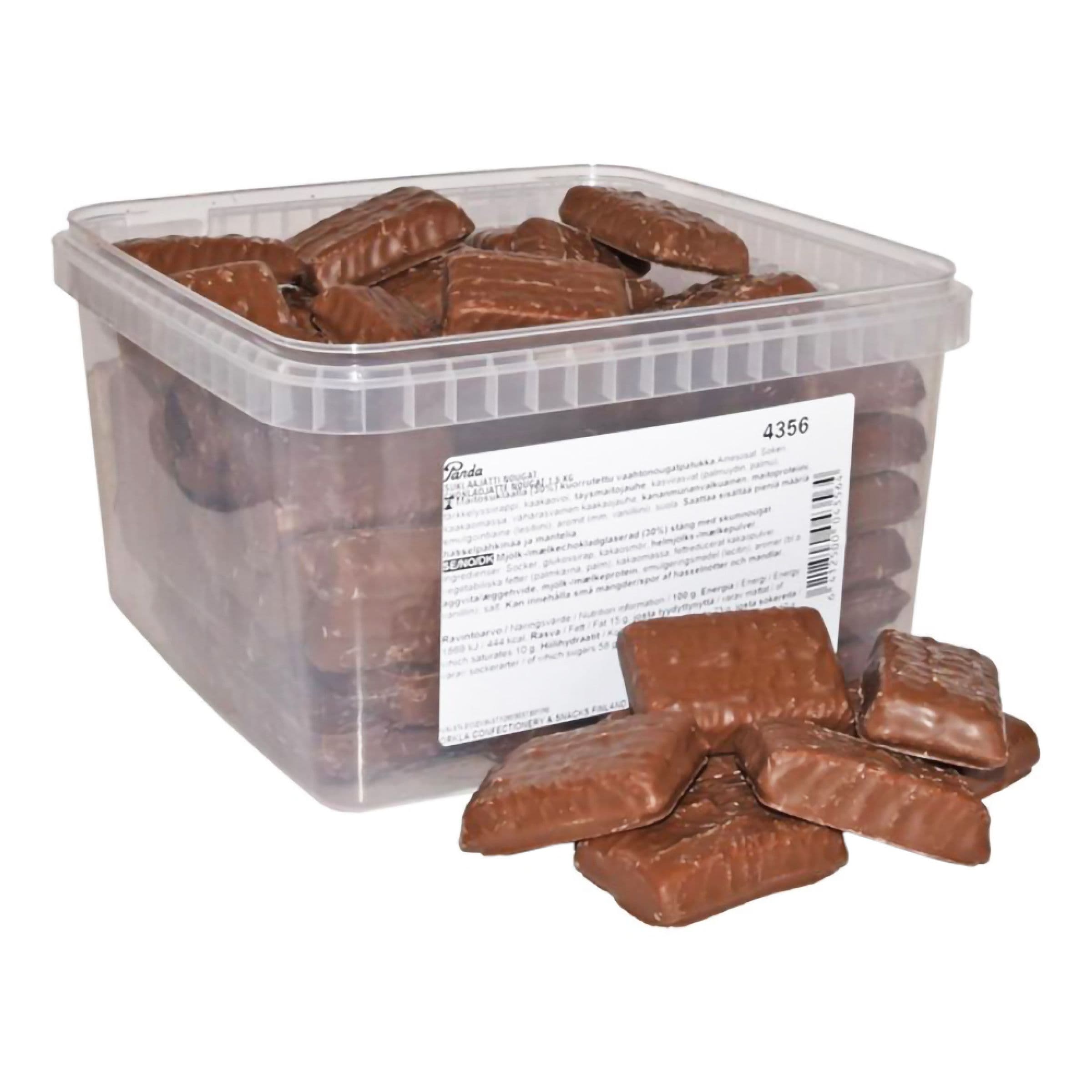 Panda Chocolate Nougat Suurpakkaus - 1,5 kg – ERT Godis Bulk