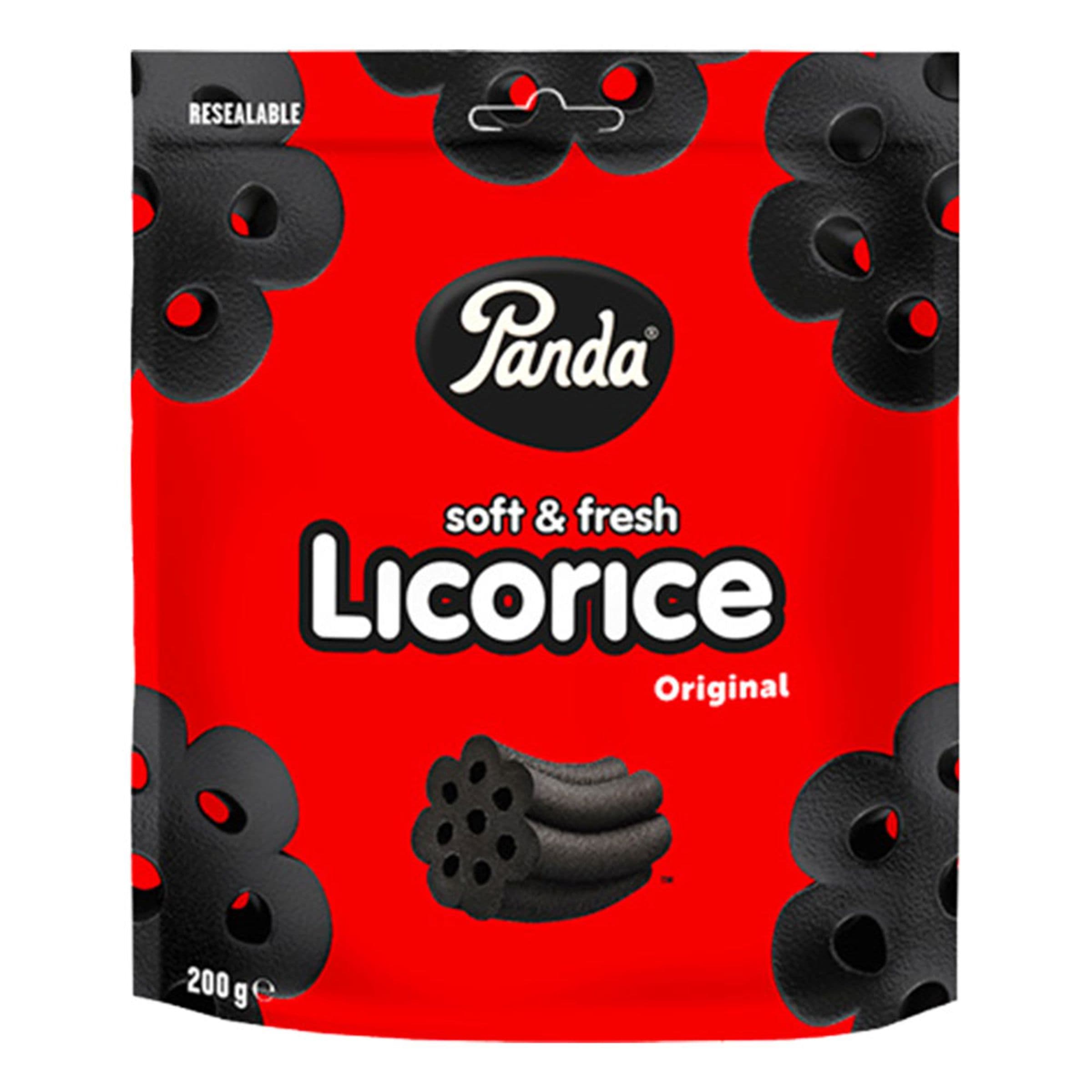 Panda Soft & Fresh Licorice Original - 200 g – ERT Godis Singel