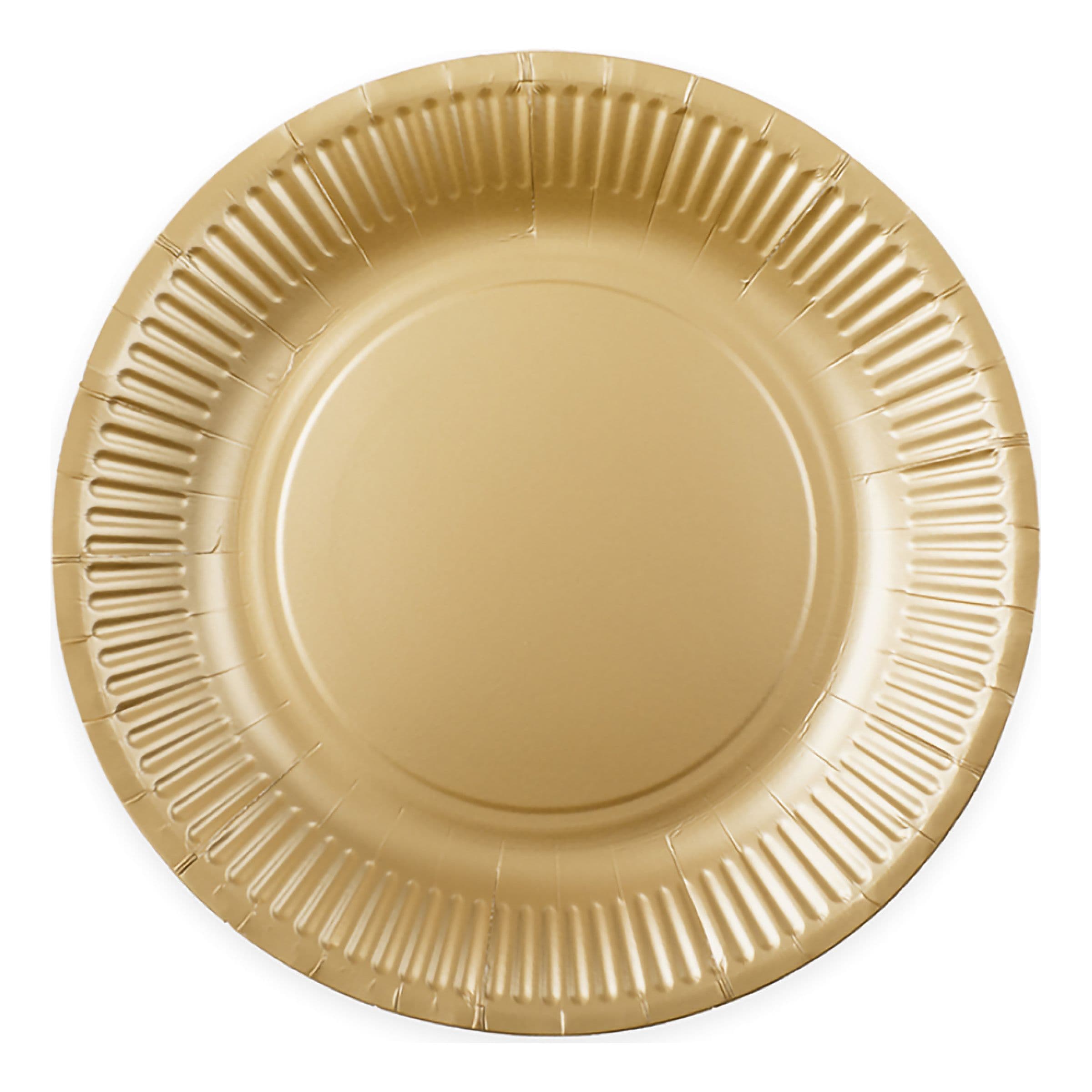 Paperileipälautaset Samppanja - 8-pakkaus – Globos Europe