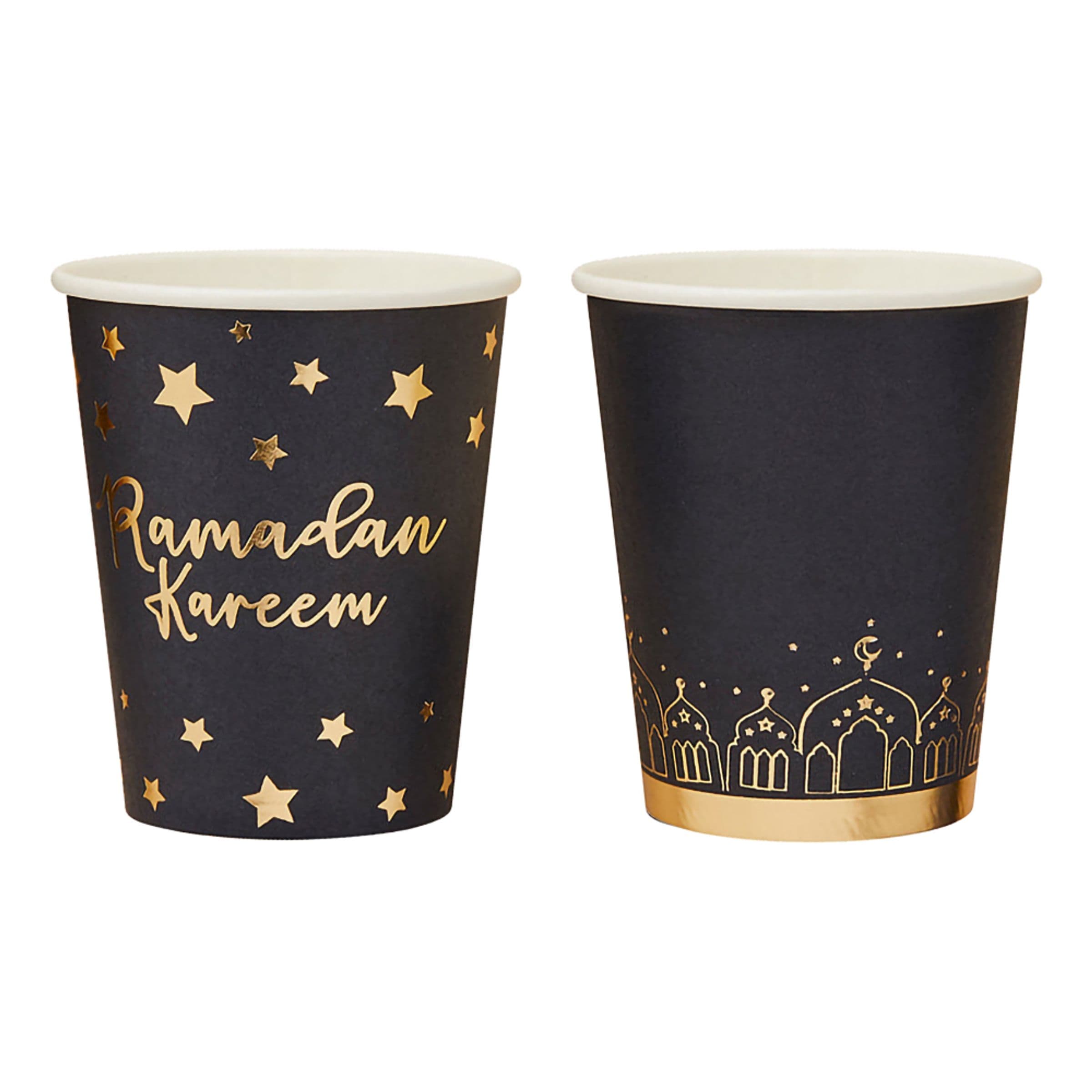 Pahvimukit Ramadan Kareem - 8-pakkaus – Club Green / Hootyballoon