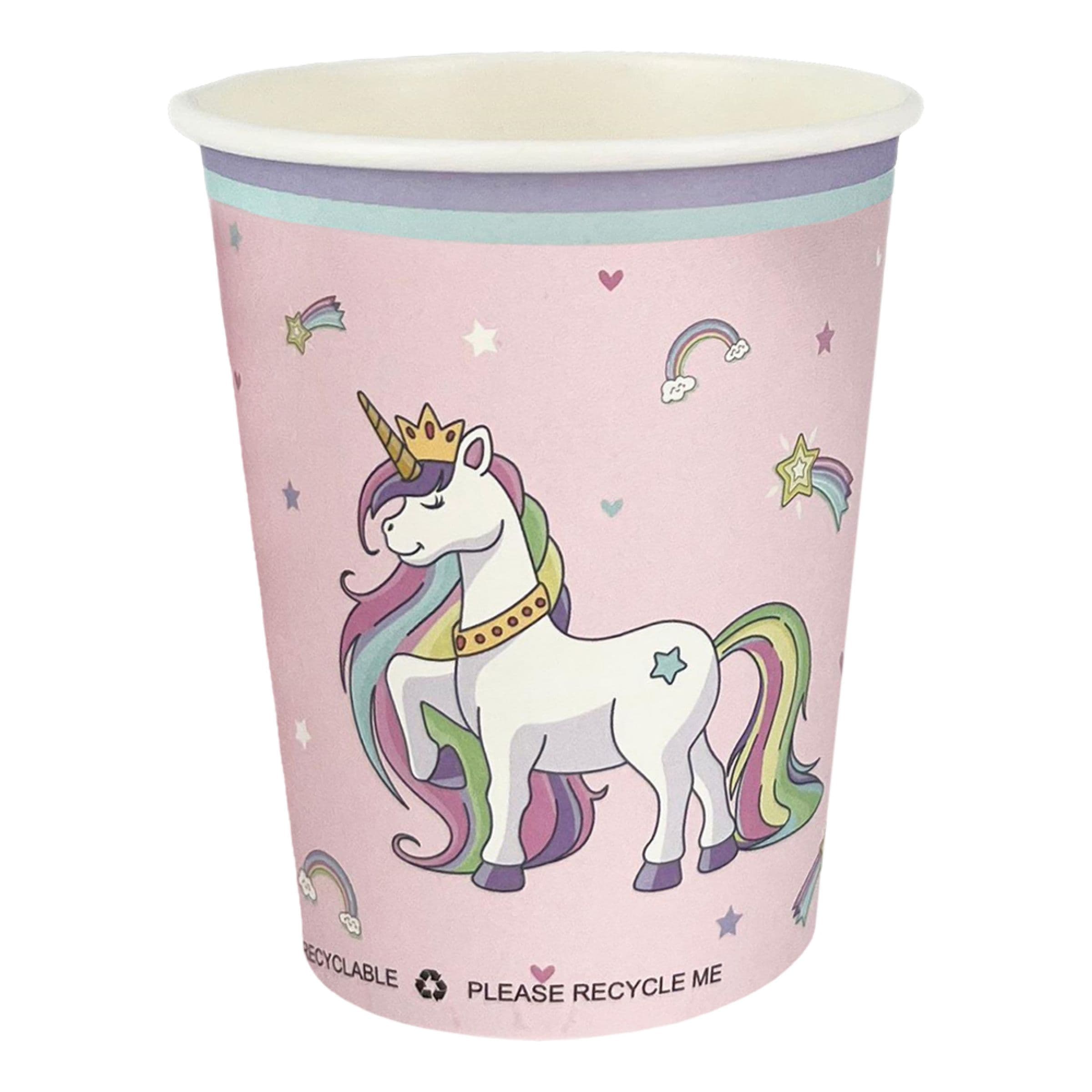 Pahvimukit Unicorns & Rainbows - 8-pakkaus – Design House 95