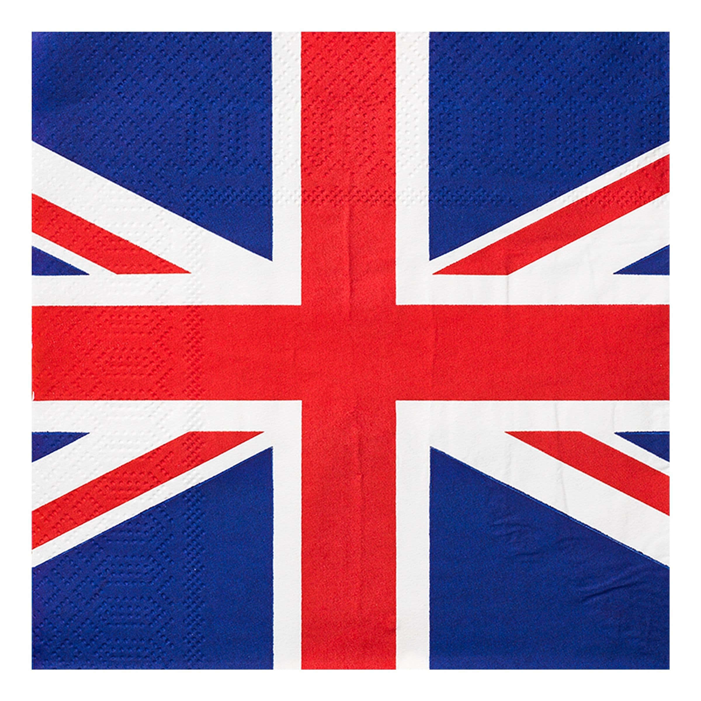 Paperiservetit Ison-Britannian Lippu - 20-pakkaus – Design House 95