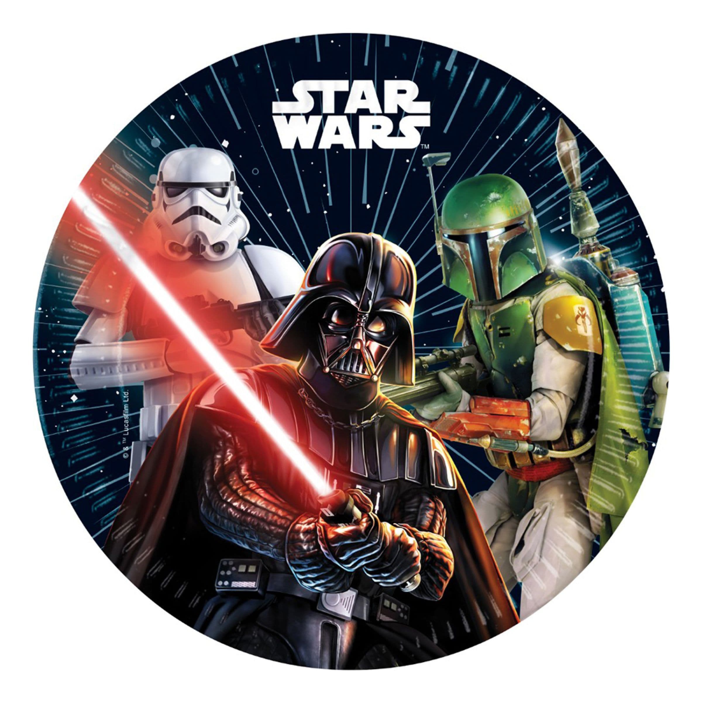Star Wars Galaxy -pahvilautaset - 8-pakkaus – Globos Europe