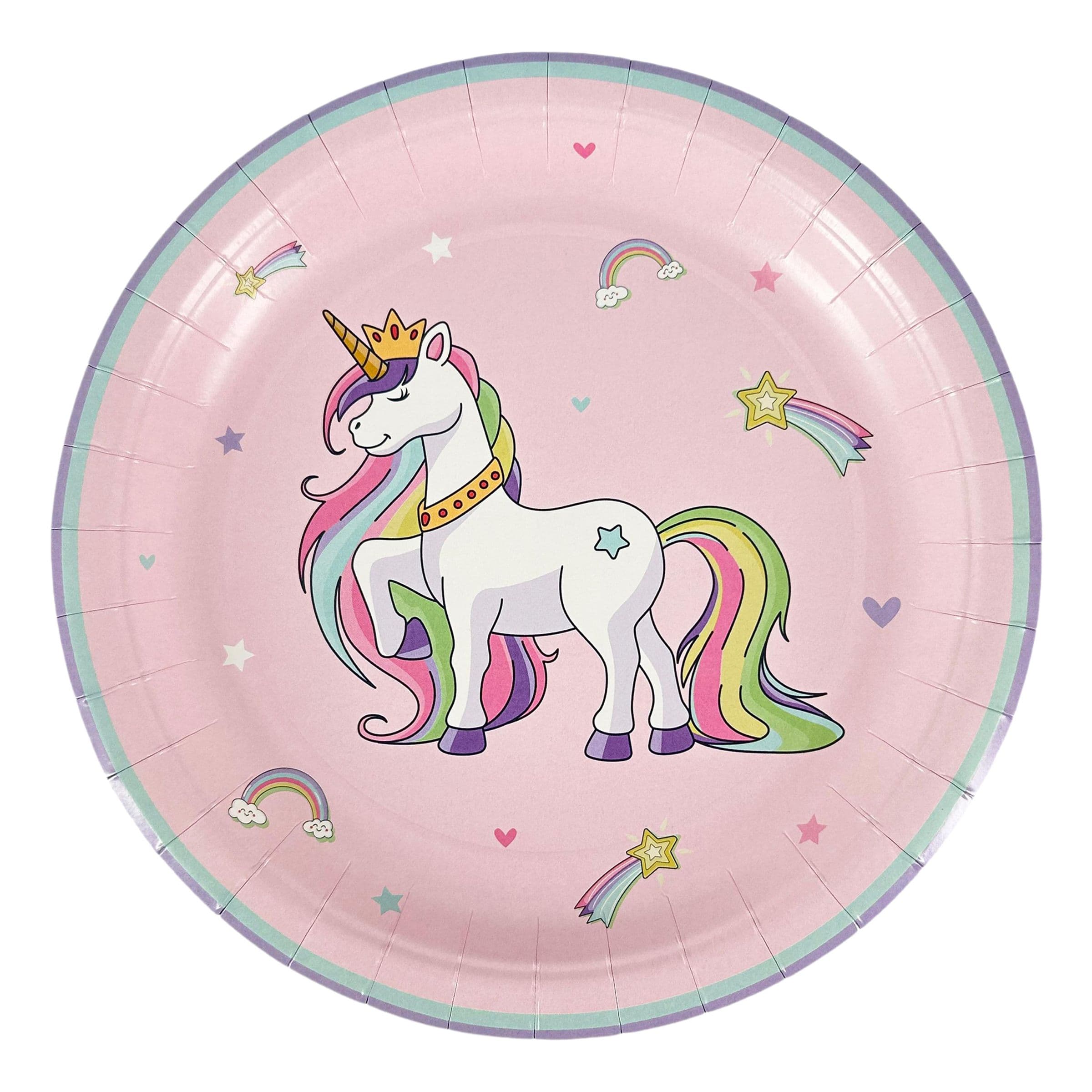 Unicorns & Rainbows Pahvilautaset - 8-pakkaus – Design House 95