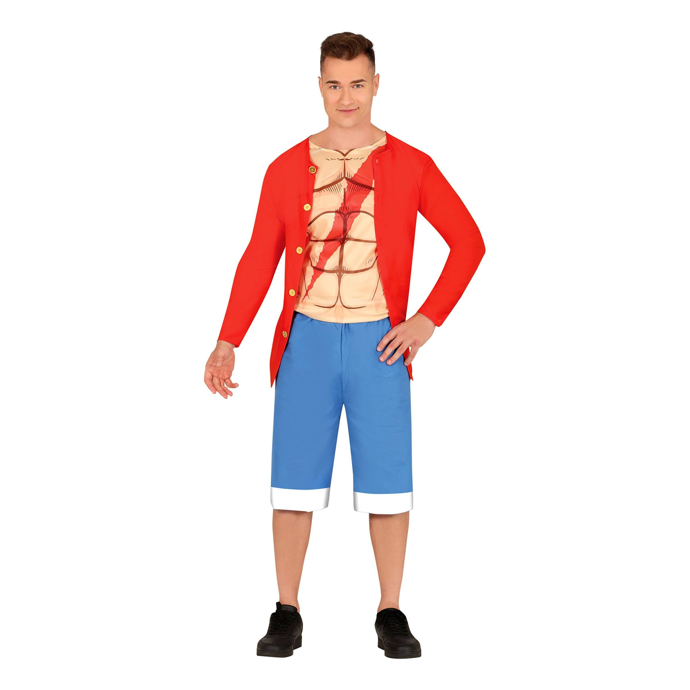 Piraatti Vatsalihasnaamiaisasu - Large – Fiestas Guirca