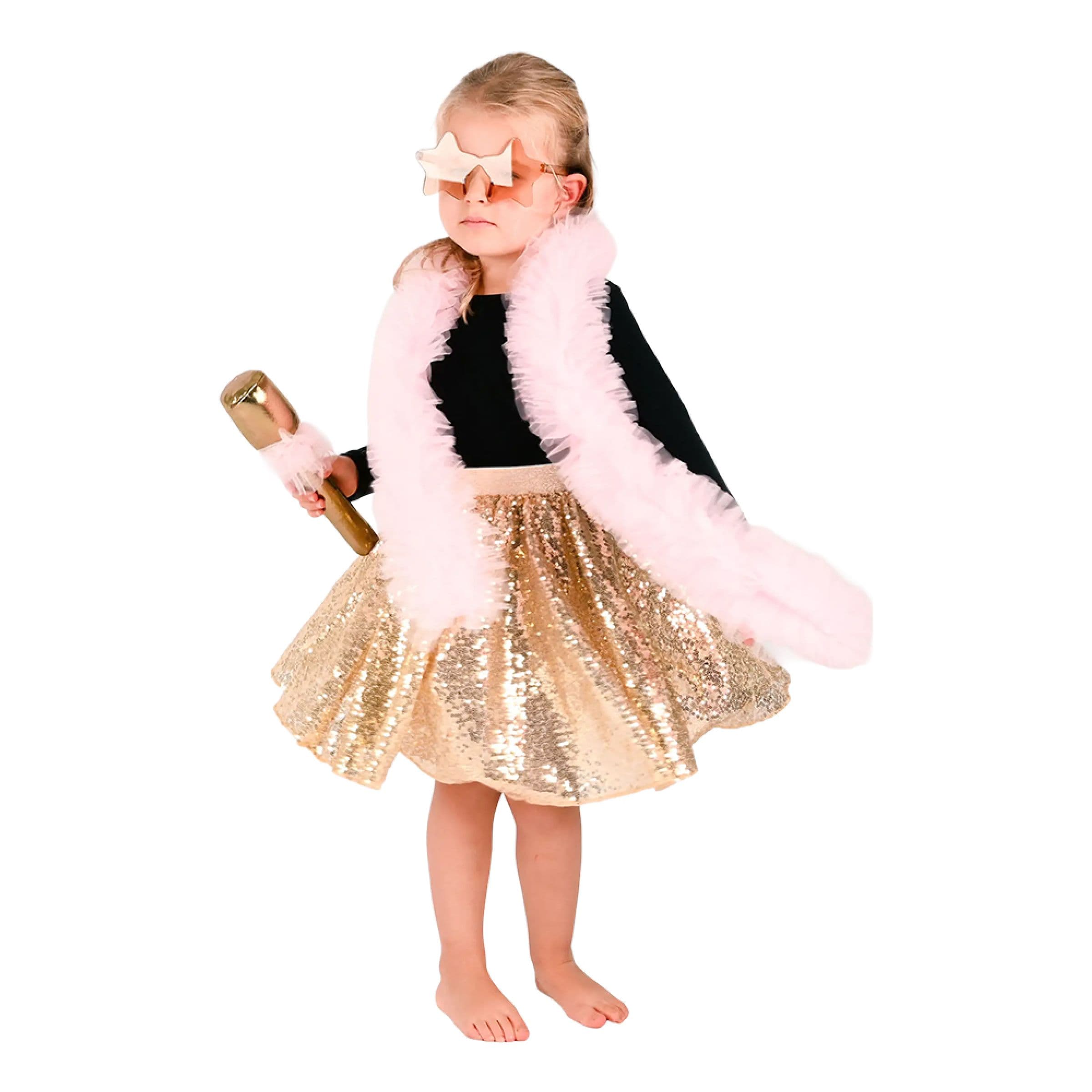 Lasten Popstähden Kultainen Asustesetti - Large – Robetoy