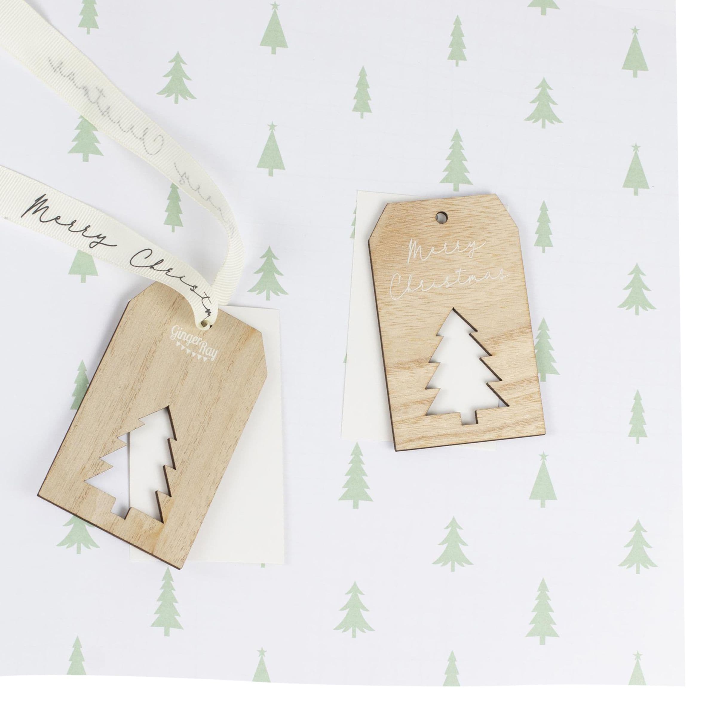 Lahjapaperi Joulukuuset Pakettikortilla & Narulla – Ginger Ray