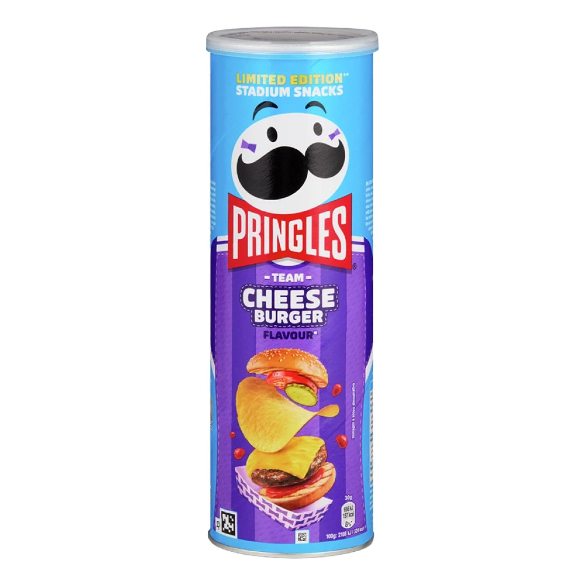 Pringles Stadium Snacks Cheeseburger -sipsit - 165 g – ERT Godis Singel