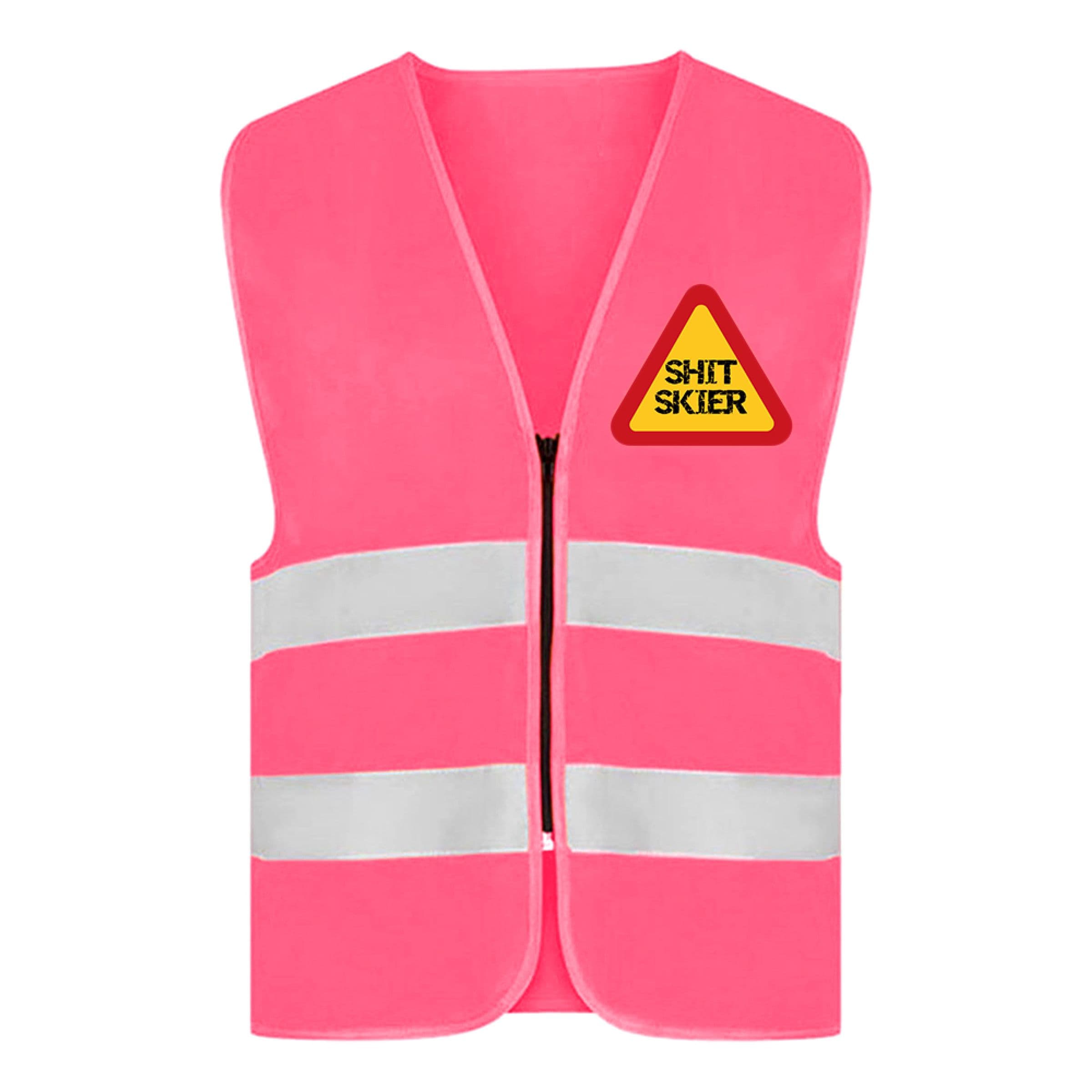 Heijastinliivi Shit Skier Neonvaaleanpunainen - Large – Netshirt