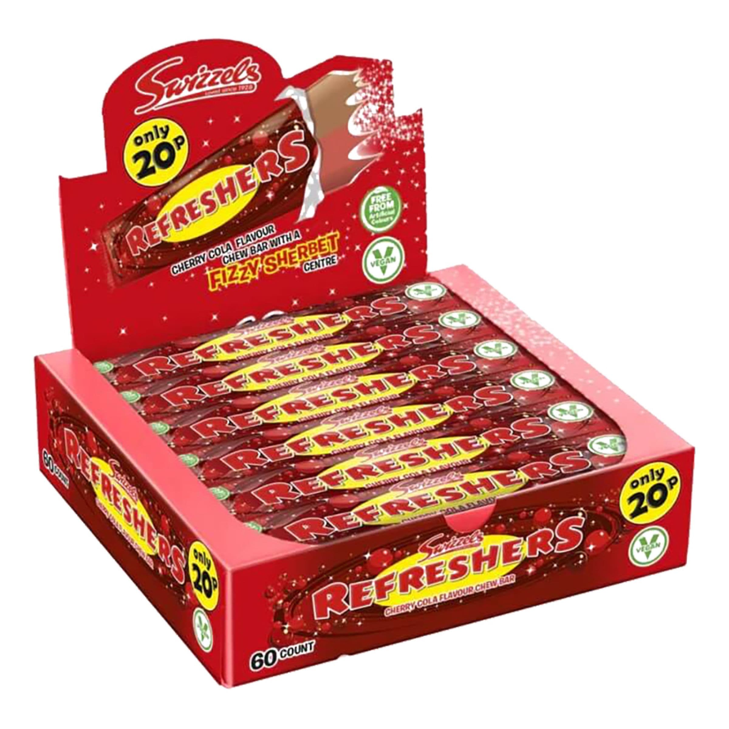 Refreshers Cherry Cola Suurpakkaus - 60 x 18 g – Coopers Candy