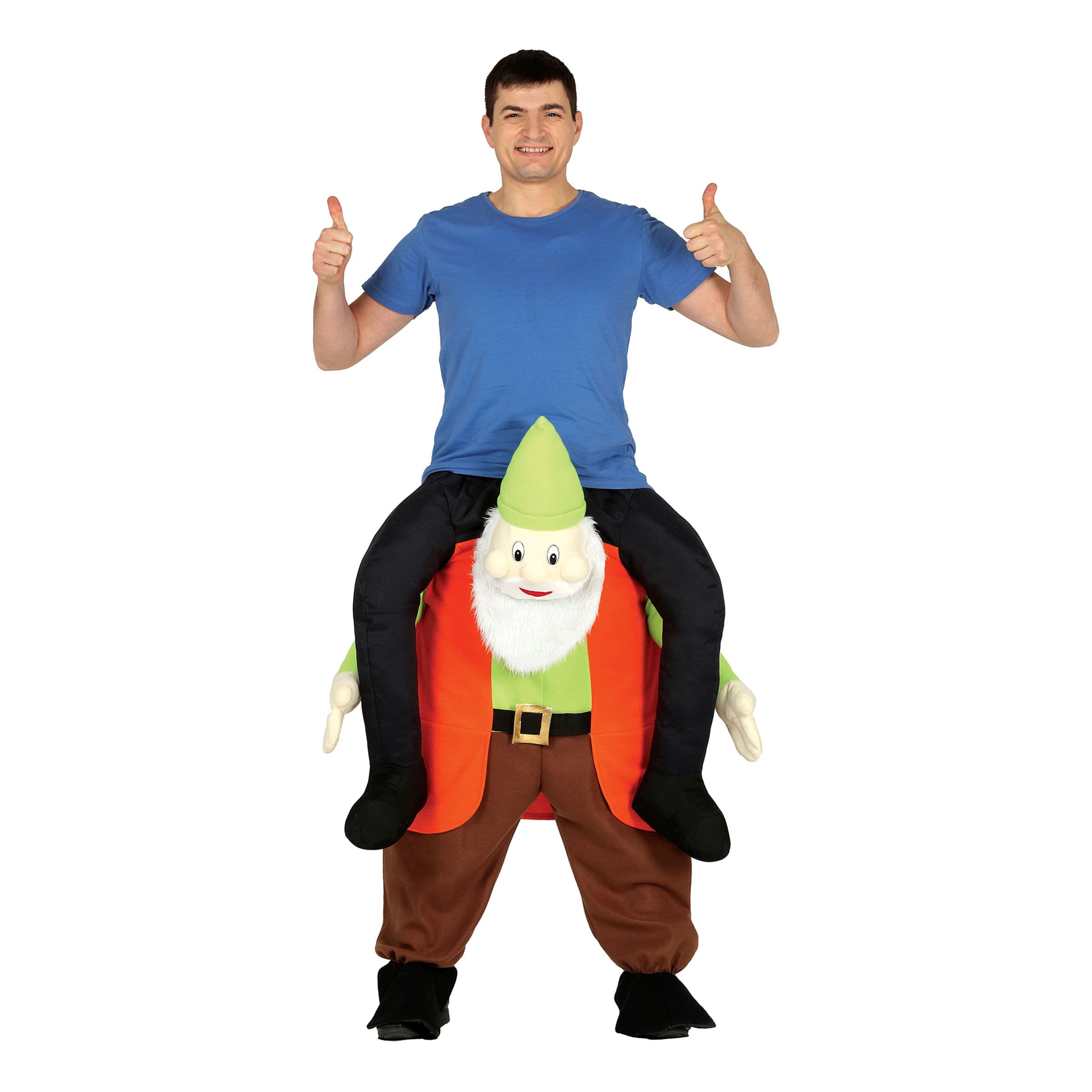 Ratsastava puutarhatonttu naamiaisasu - Large – Fiestas Guirca