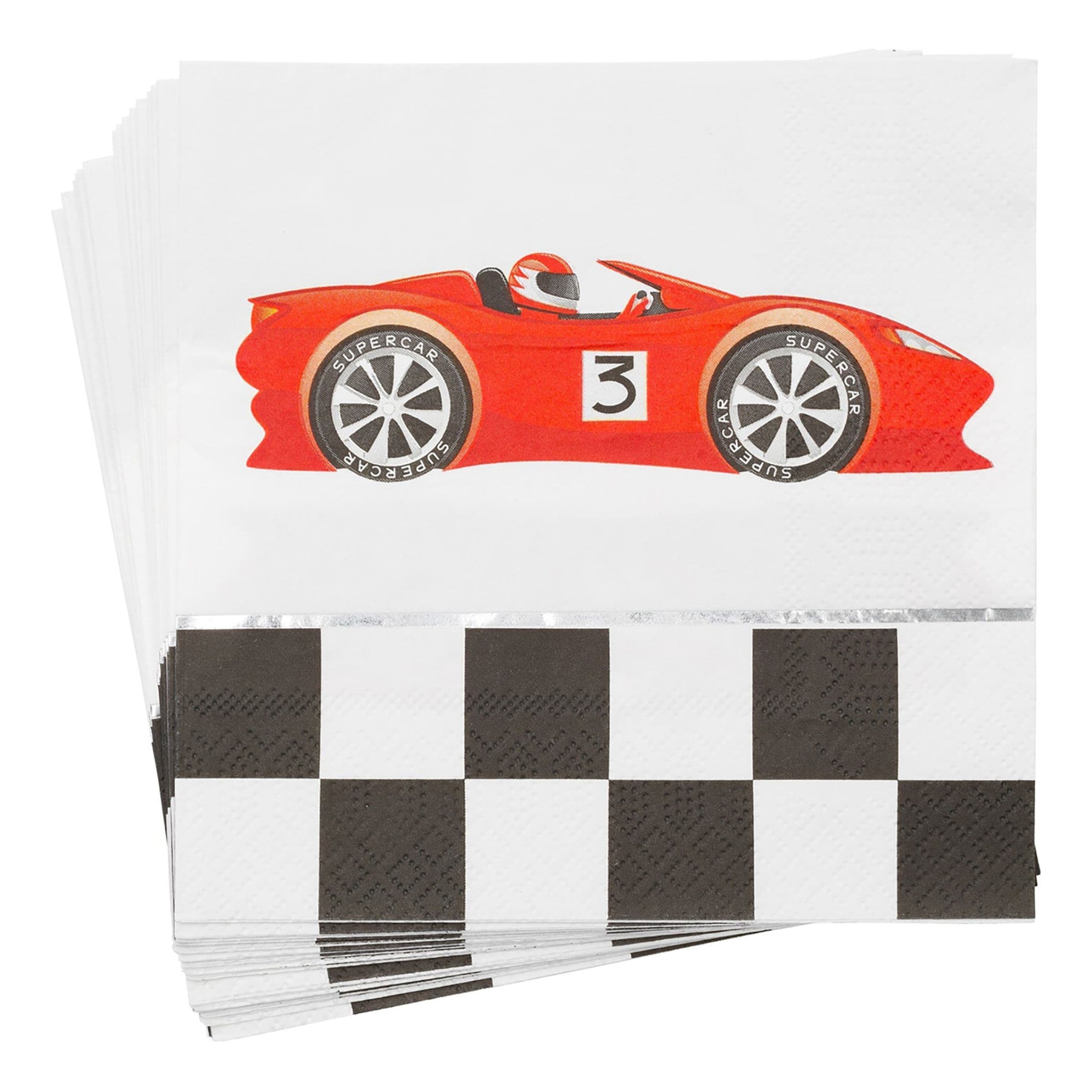 Lautasliinat Kilpa-auto - 16-pakkaus – Design House 95