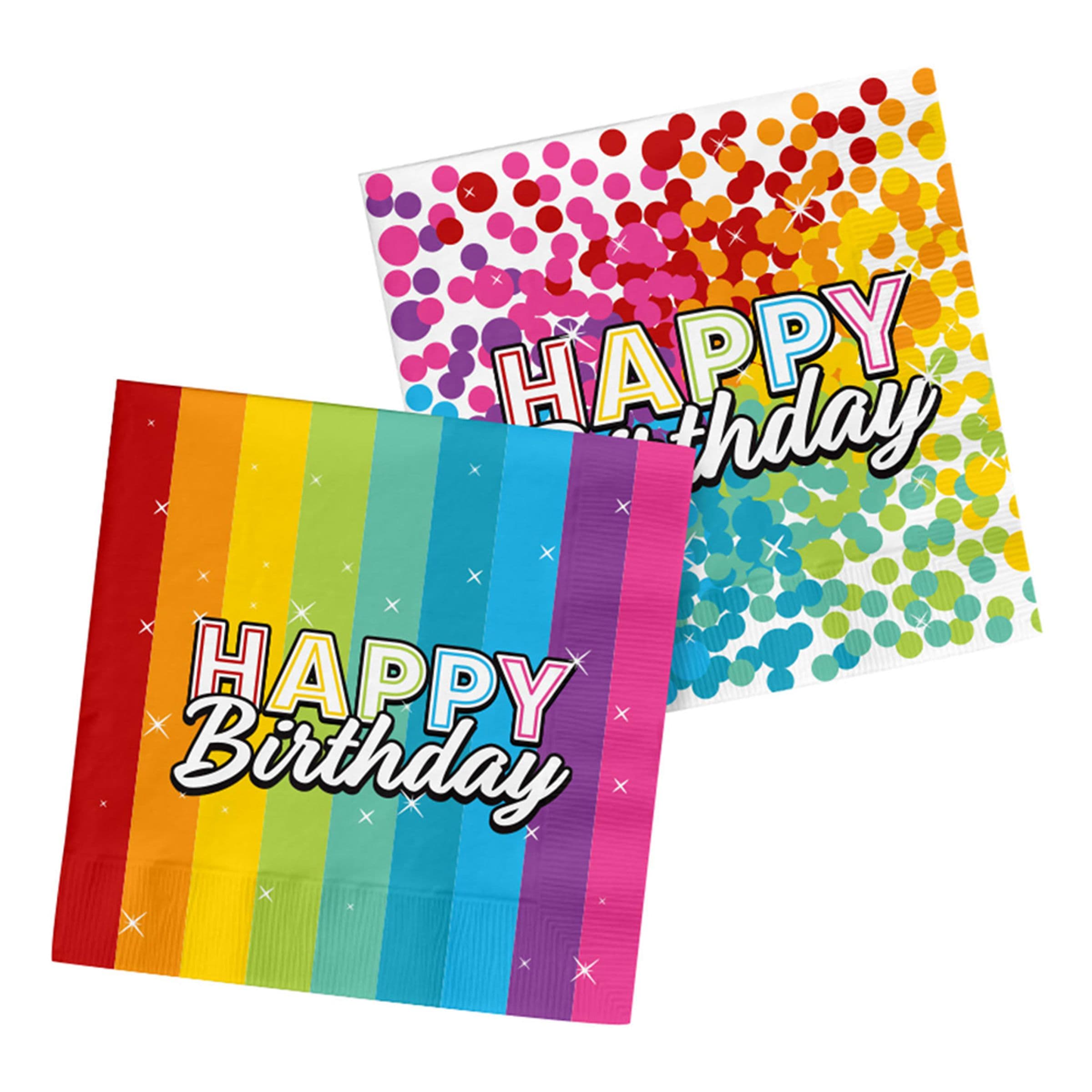 Servetit Happy Birthday Rainbow – Folat