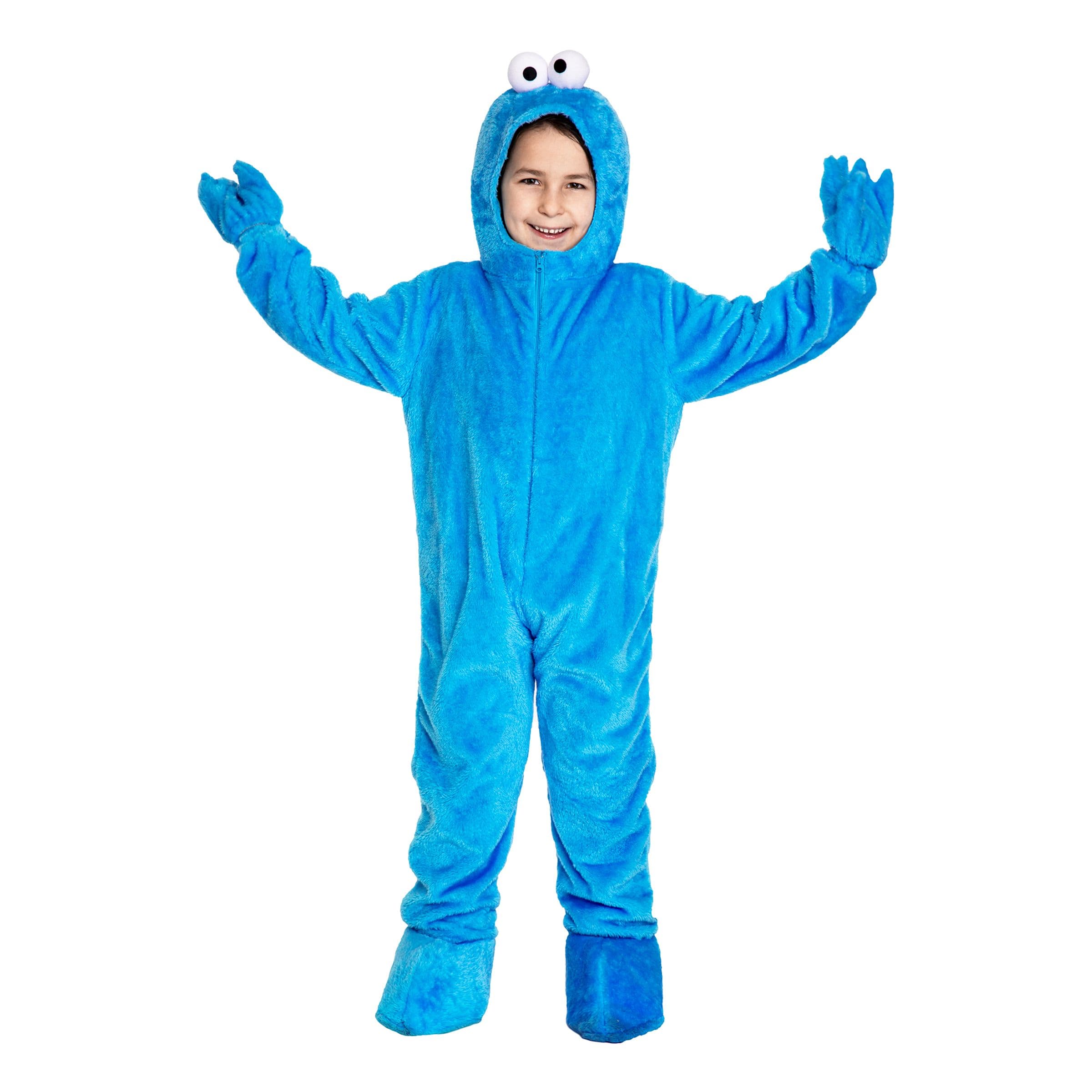 Sesame Street Keksihirviö Lasten Naamiaisasu - X-Large – Maskworld / Metamorph