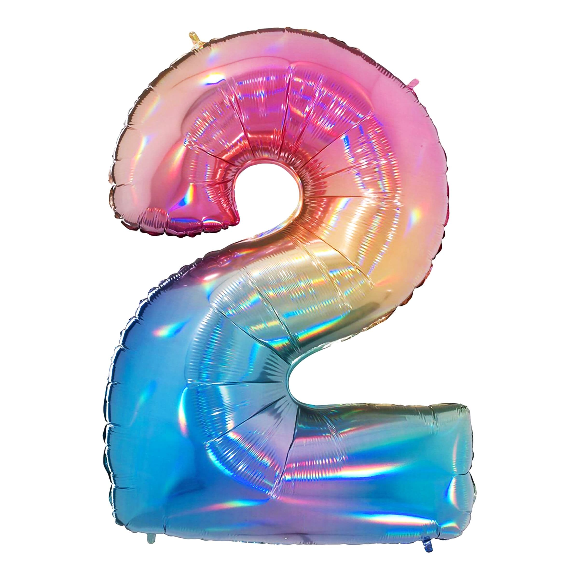 Sifferilmapallo Sateenkaari Kuvio - Numero 2 – Ballongkungen