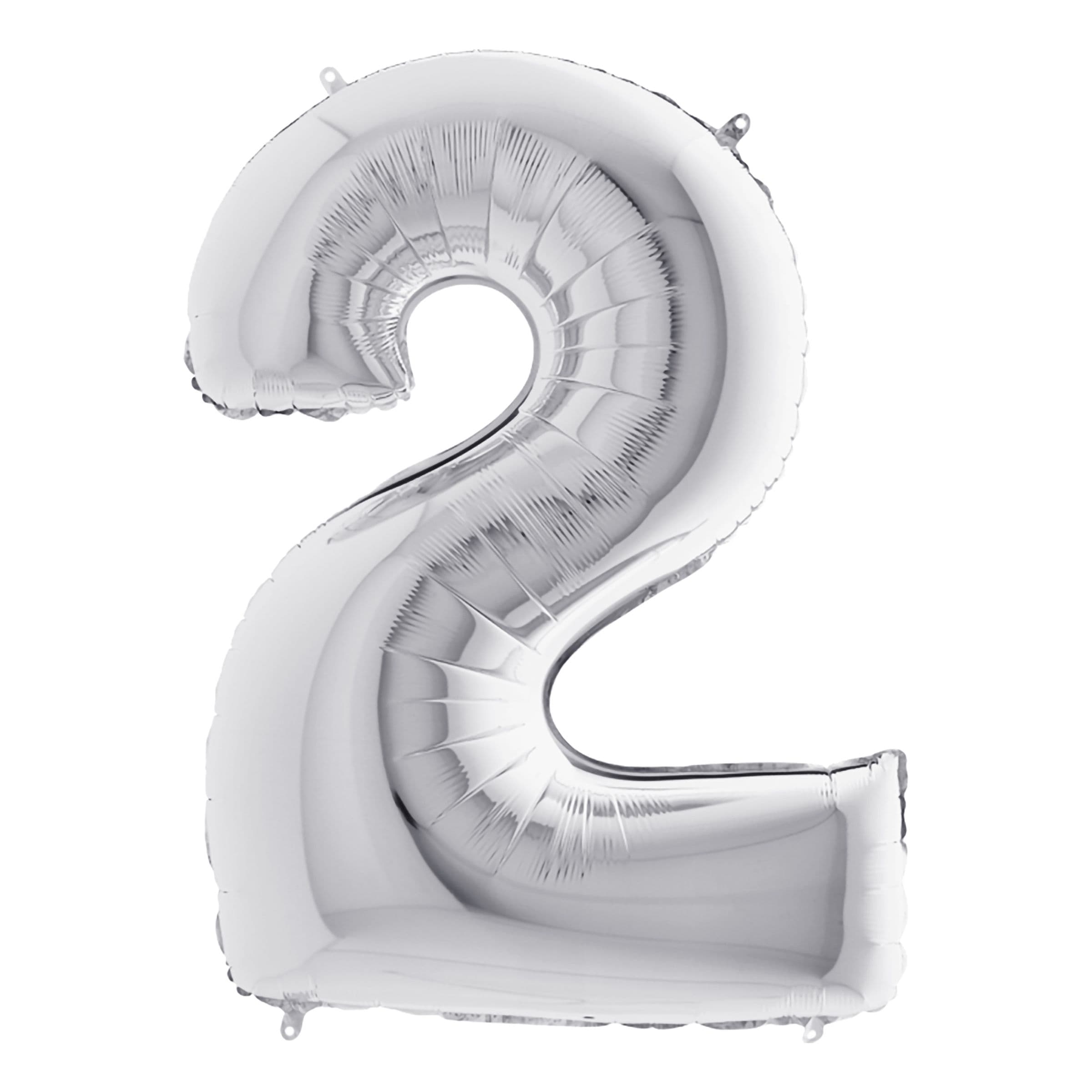 Numeroilmapallo Hopea Metallic - Numero 2 – Ballongkungen