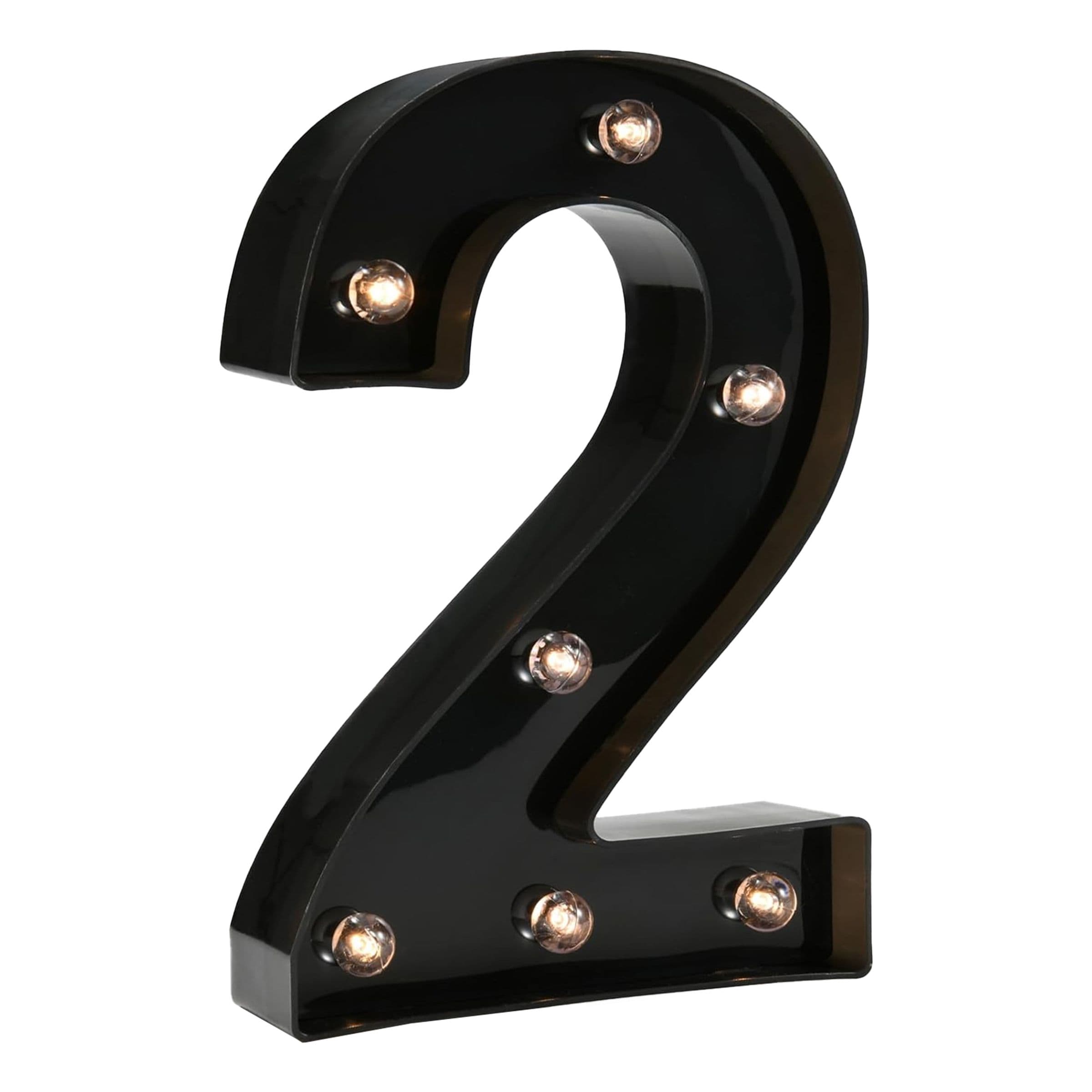 Numero Musta LED-Valolla - Numero 2 – Catsson
