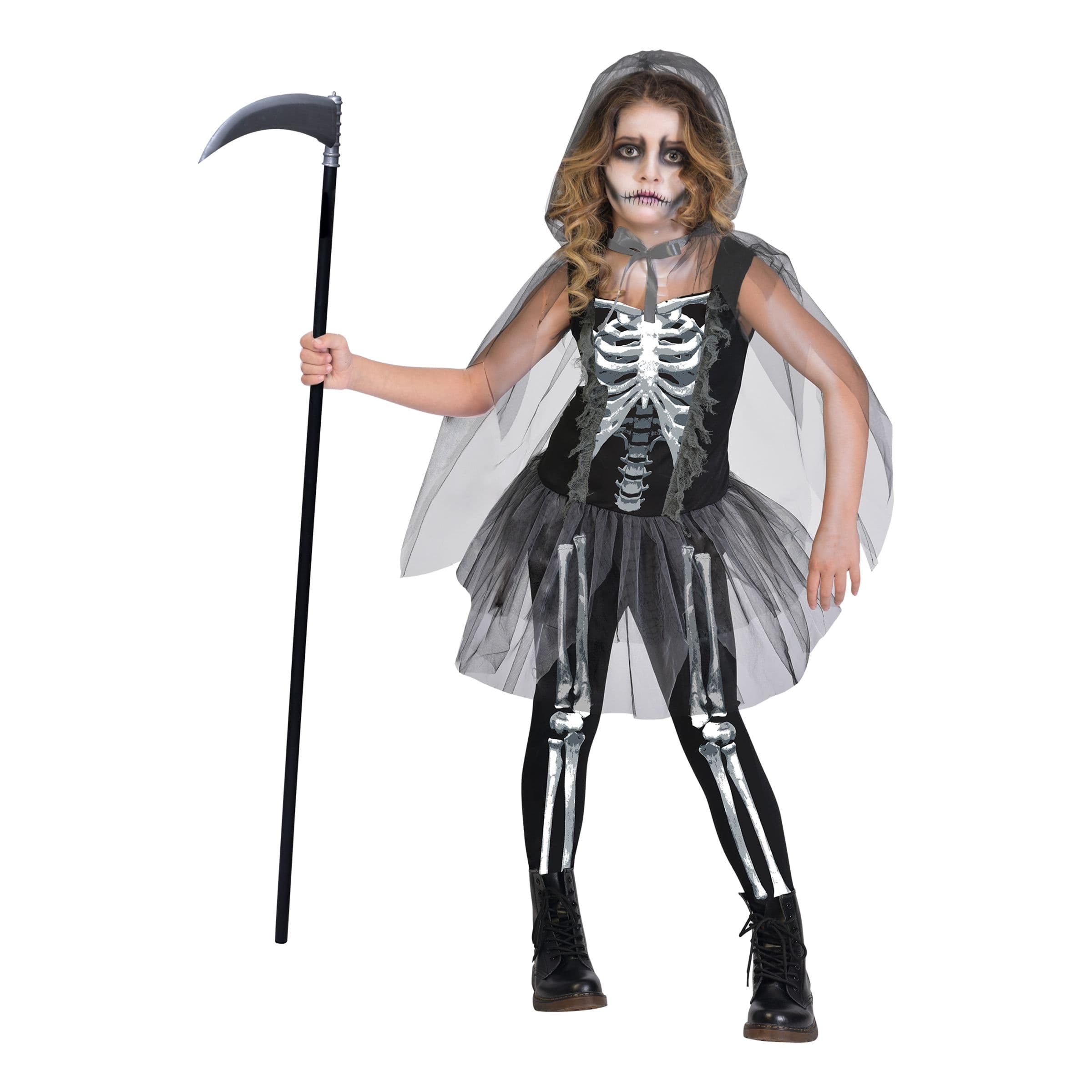 Luuranko Tyllihameella Lasten Naamiaisasu - X-Large – Riethmüller