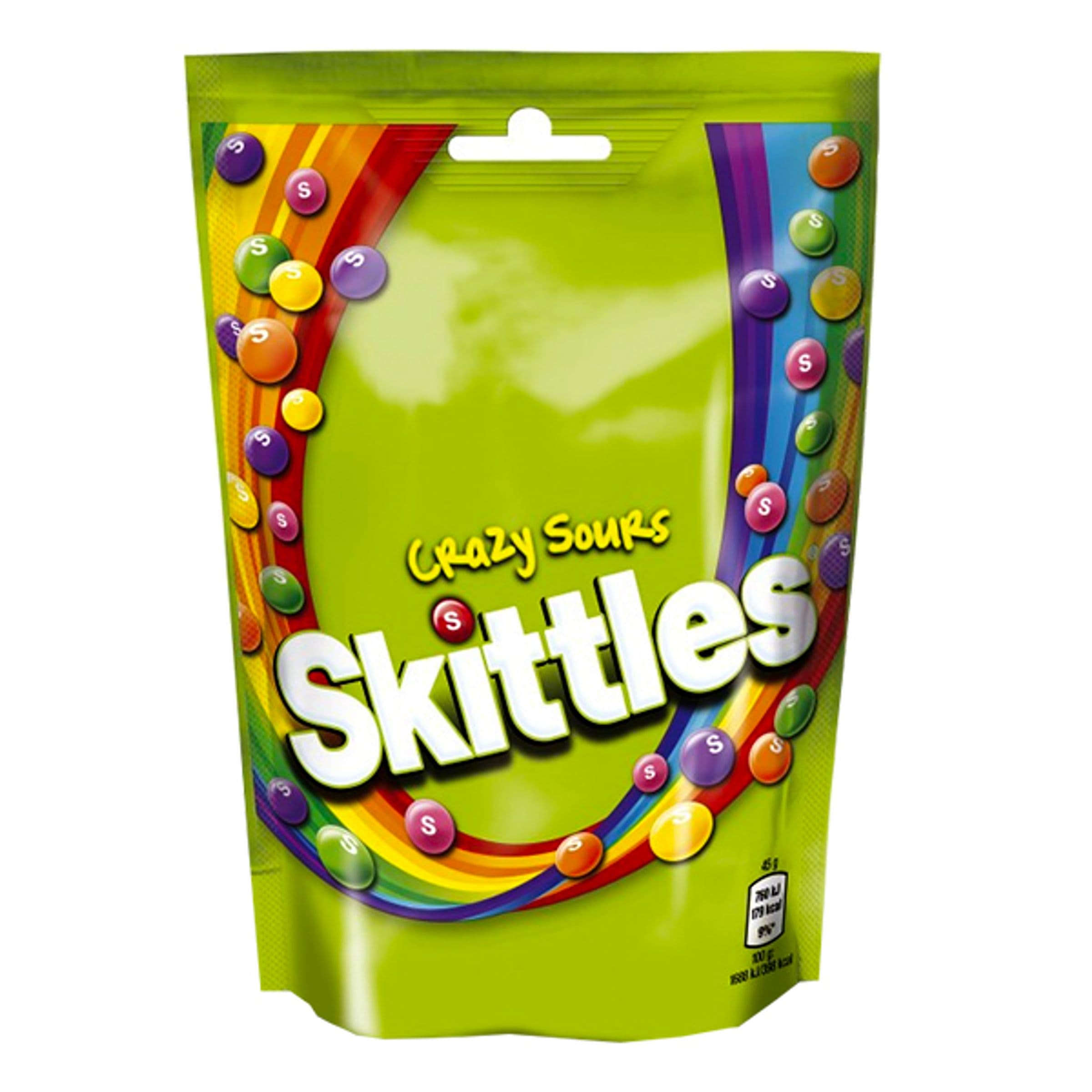 Skittles Crazy Sours Pussissa - 152 g – ERT Godis Singel
