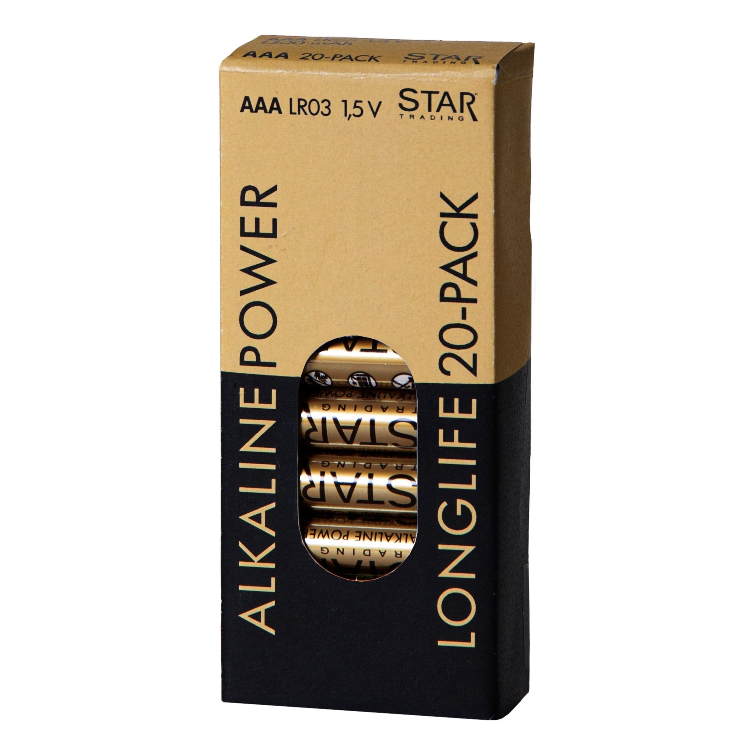 ST Power Alkaline AAA-Paristot - 6-pakkaus – STAR TRADING