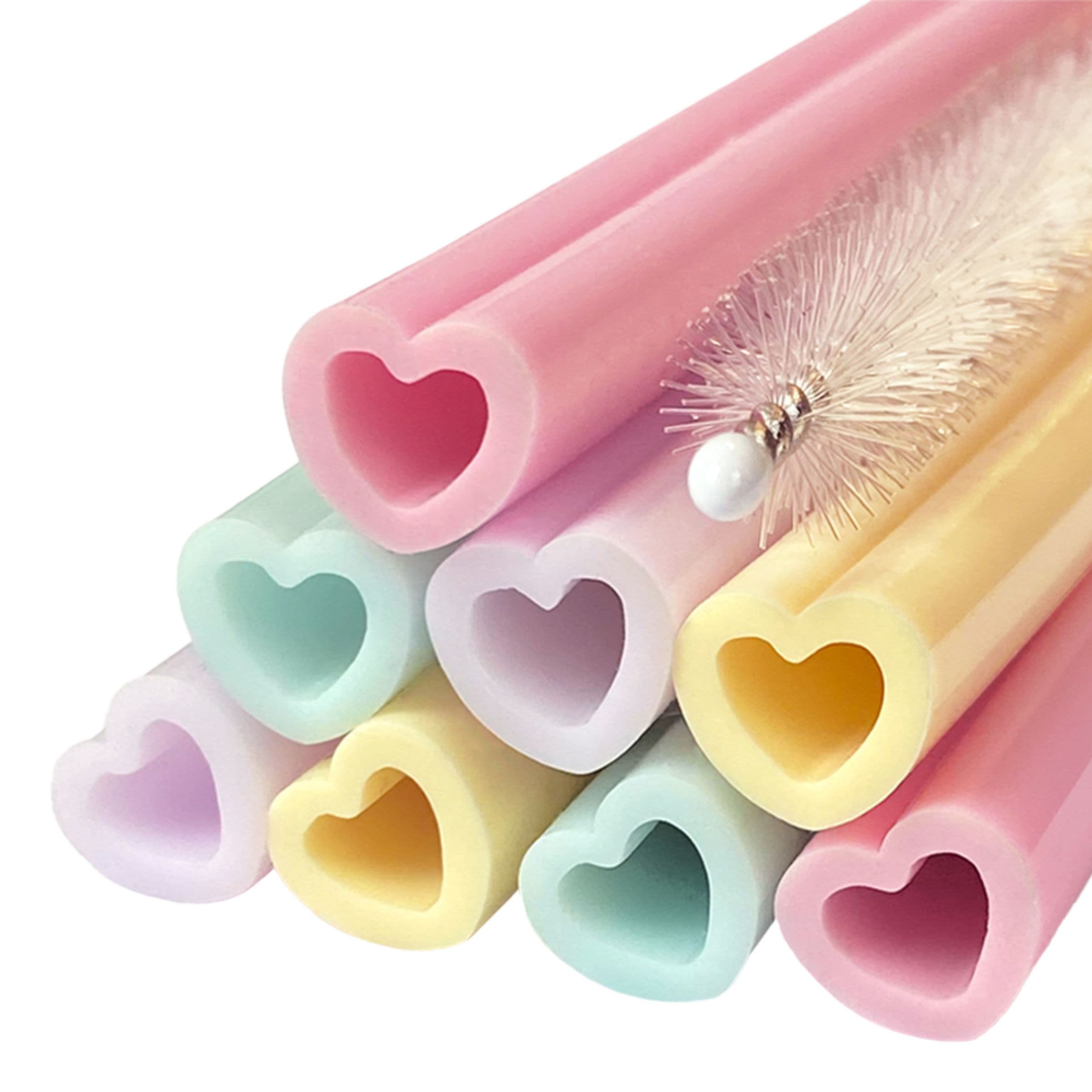 Silikonipillit Sydämet Vesiväri - 8-pakkaus – Globos Europe