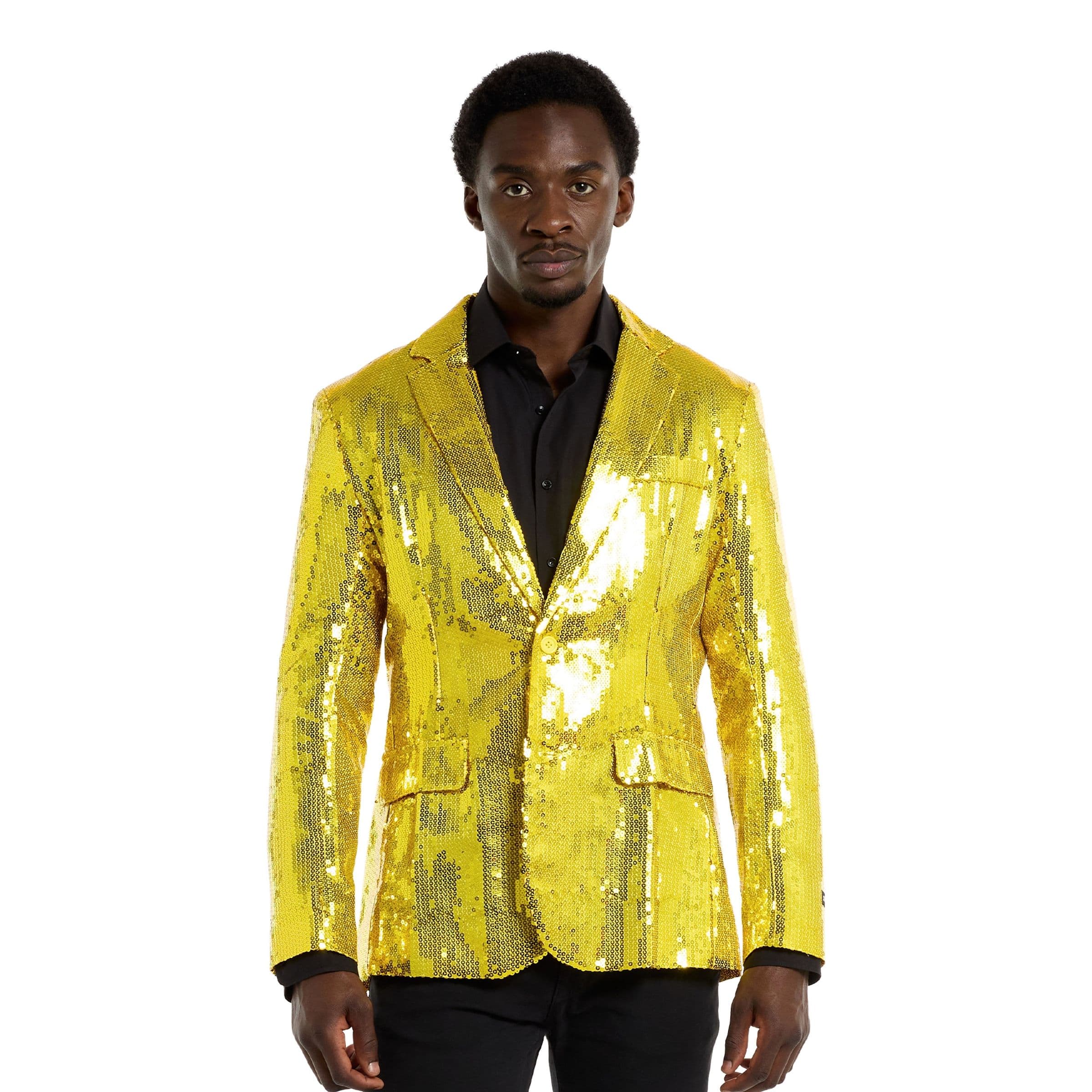 Suitmeister Paljettipikkutakki Keltainen - Small – Oppo Merchandise Group