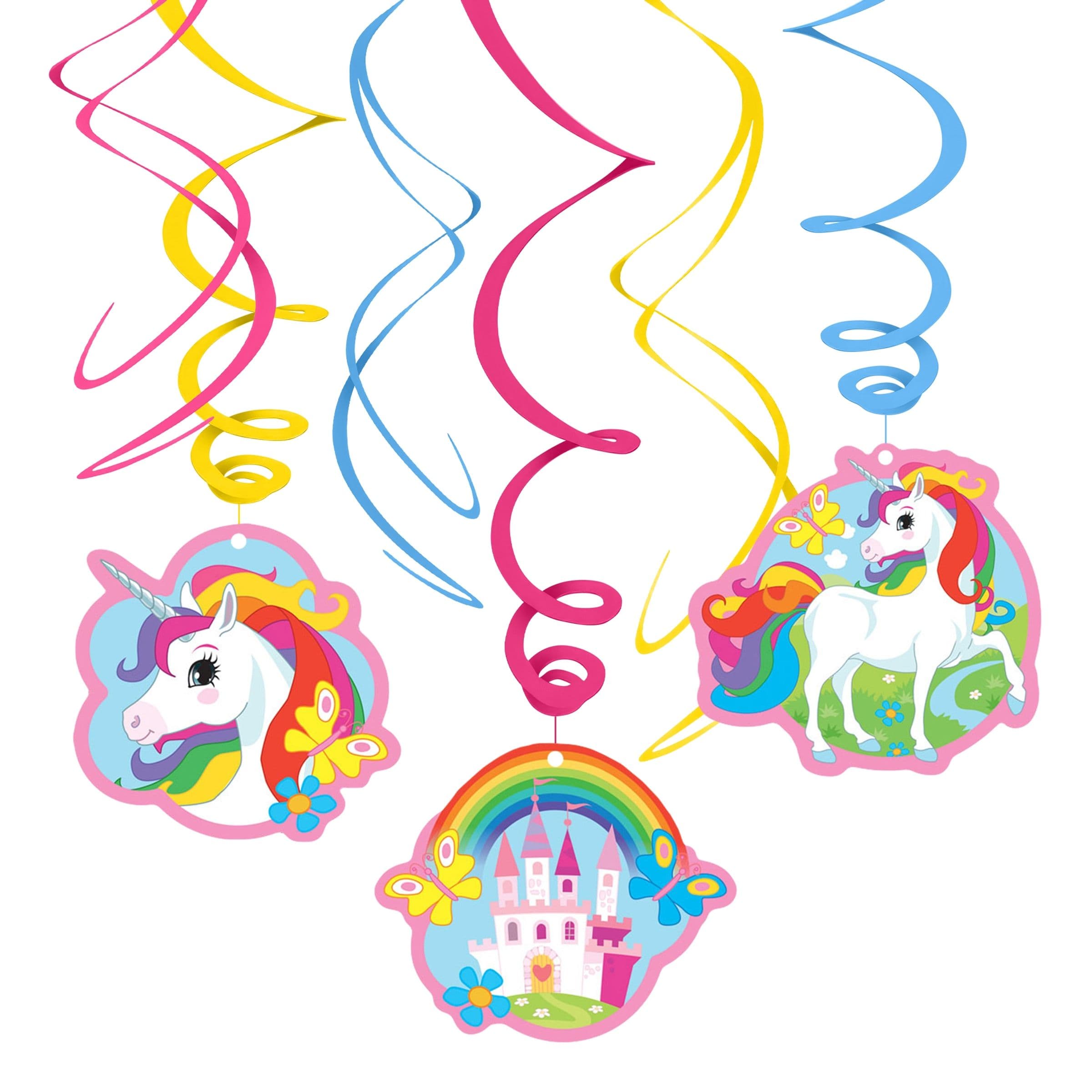 Swirls Unicorn Riippuva Koriste - 6-pakkaus – Riethmüller