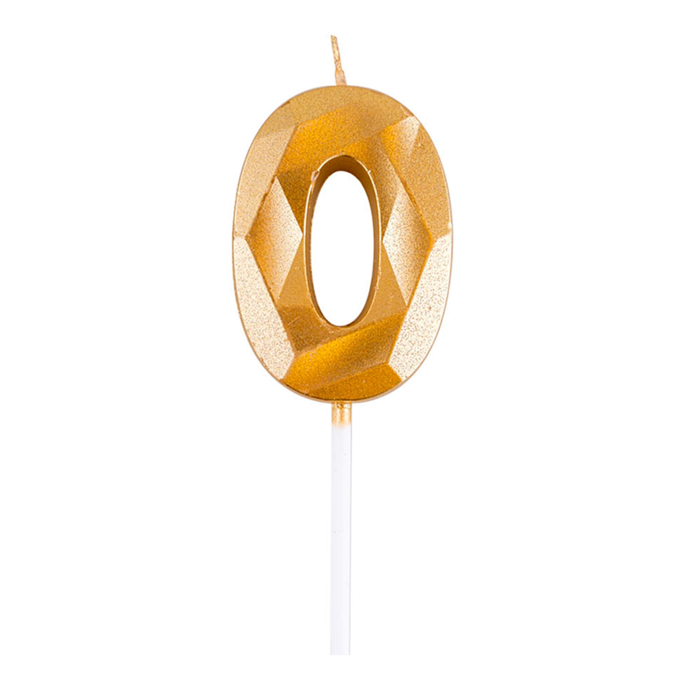 Kakkukynttilä Numero Timantti Kulta – ESPA