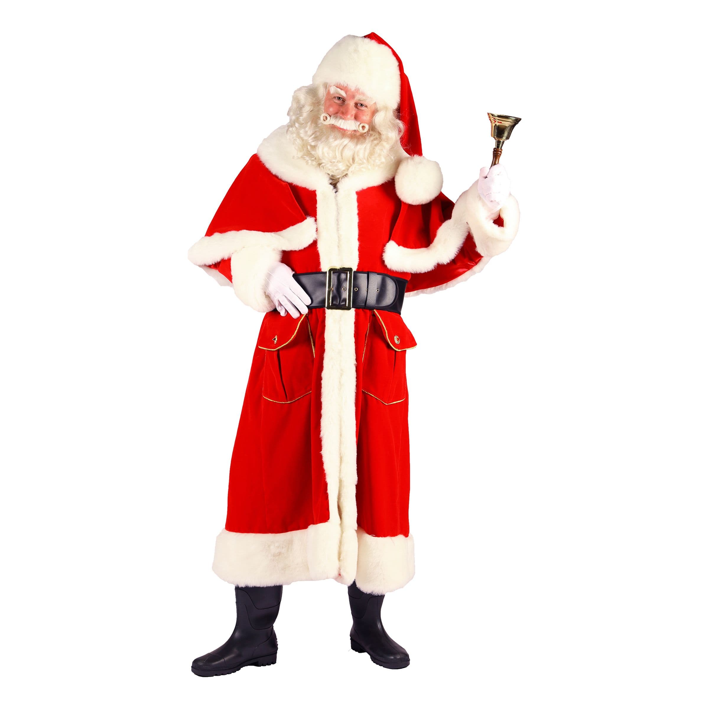 Joulupukin asu punaisella viitalla Deluxe - X-Large – Thetru B.V.