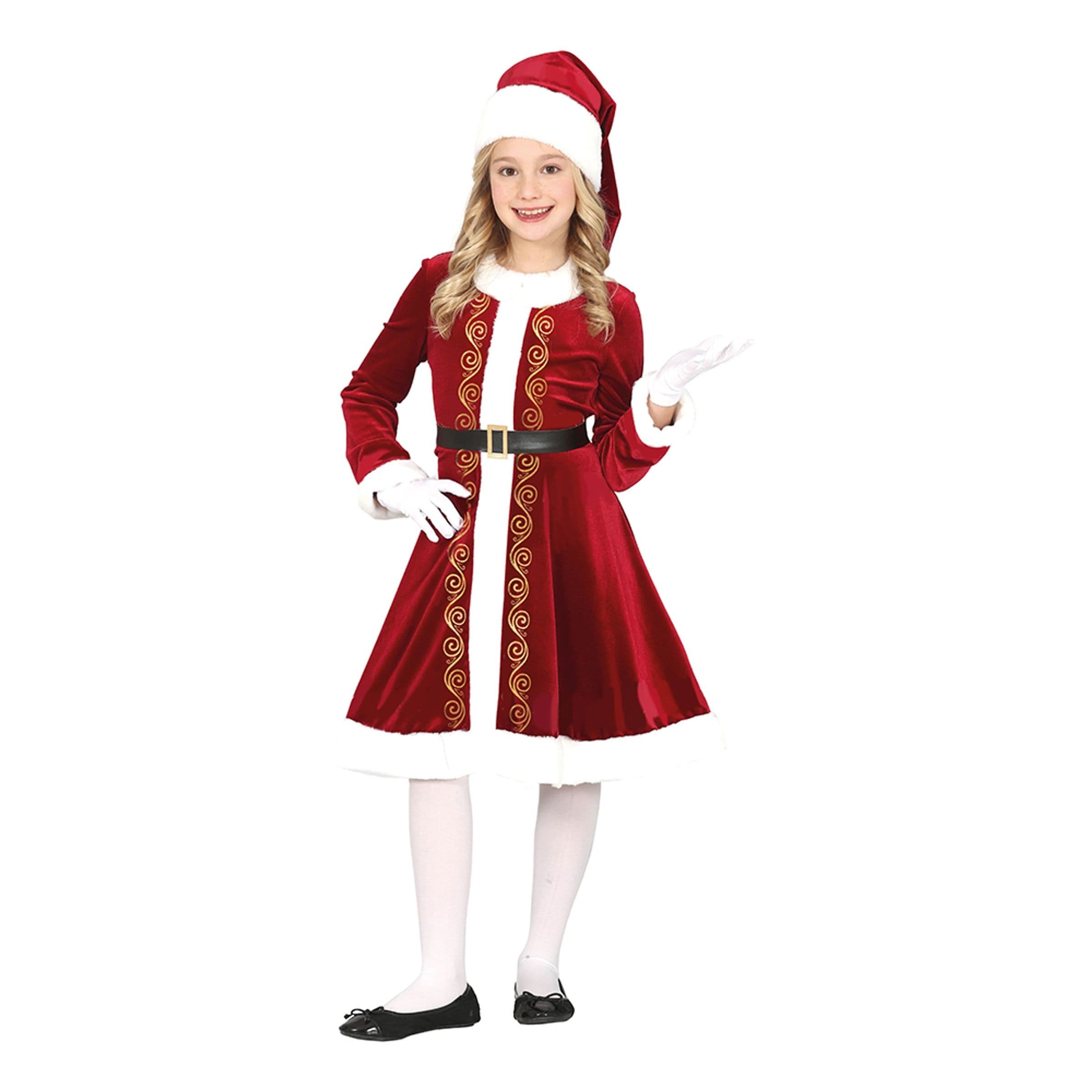 Joulupukin Muori Lasten Naamiaisasu - 7-9 vuotta – Fiestas Guirca