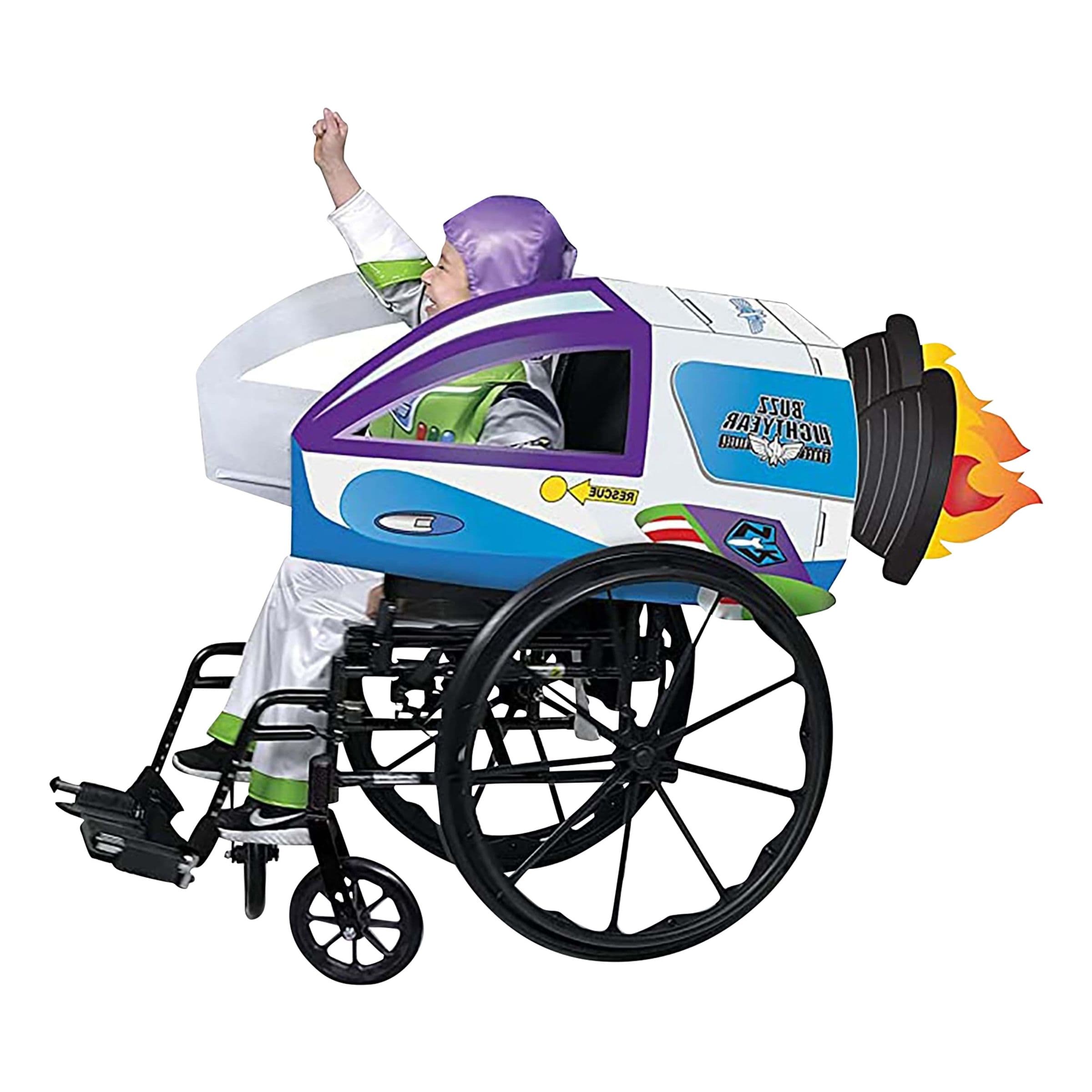 Toy Story Buzz Lightyear Pyörätuolipuku - One size – Jakks Pacific / Disguise