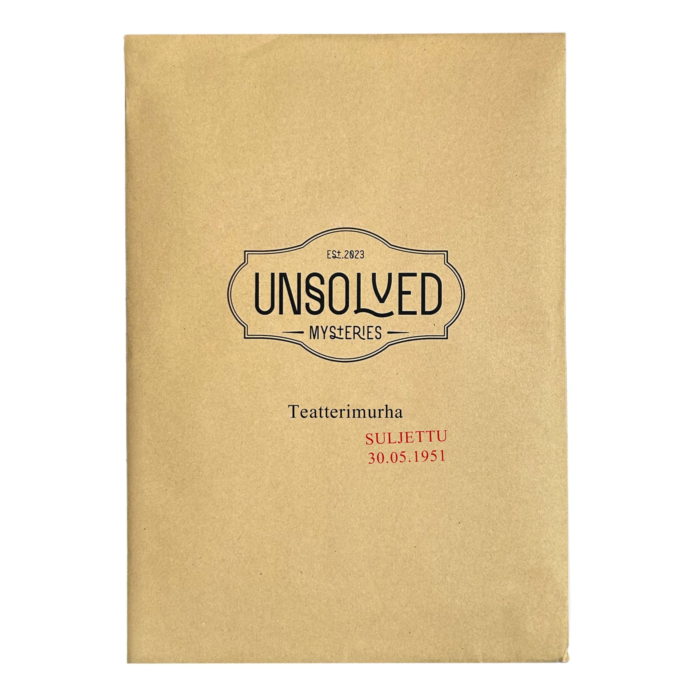 Unsolved Mysteries Teatterimurha – Spelexperten Sultana AB