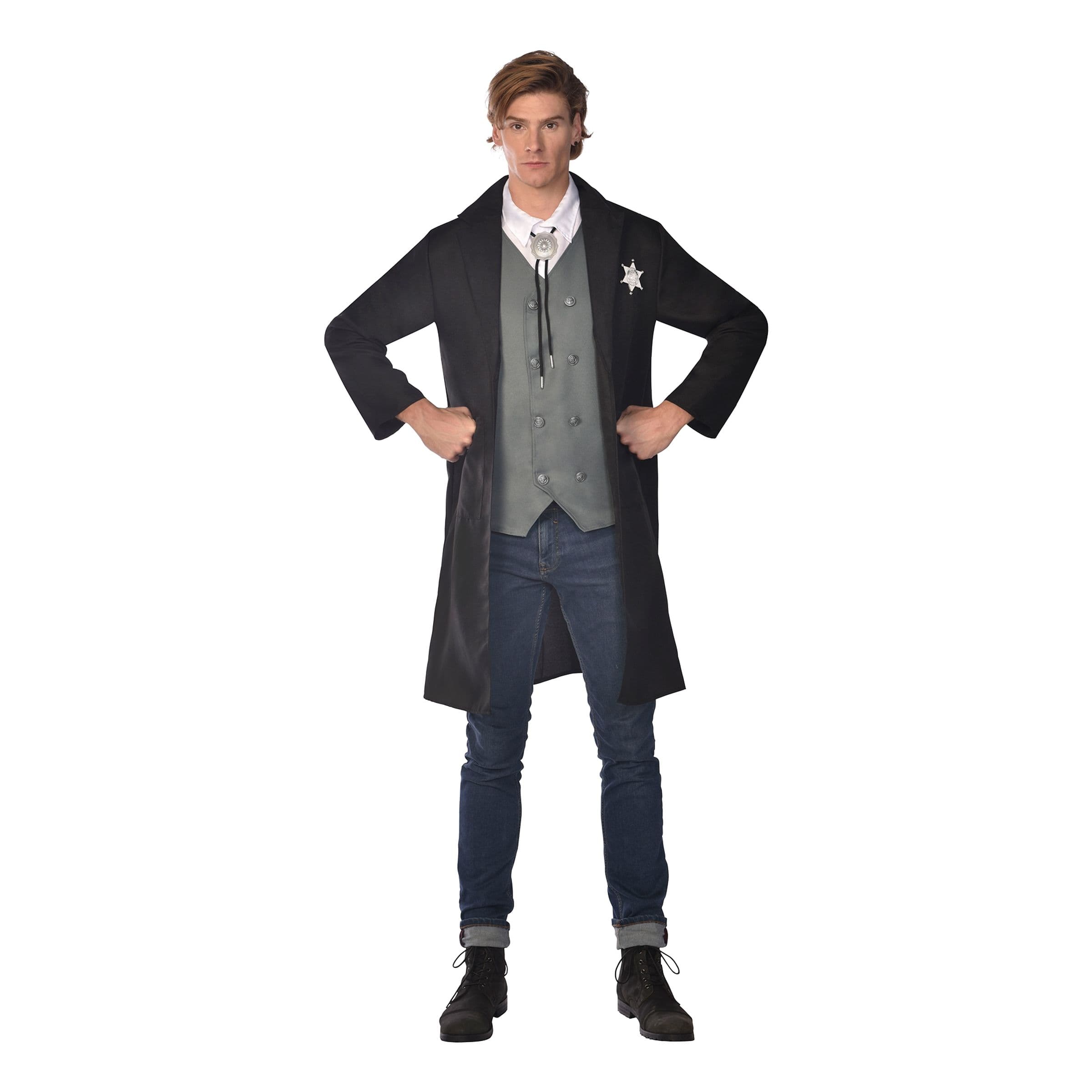 Villin lännen sheriffin Naamiaisasu - Small – Riethmüller