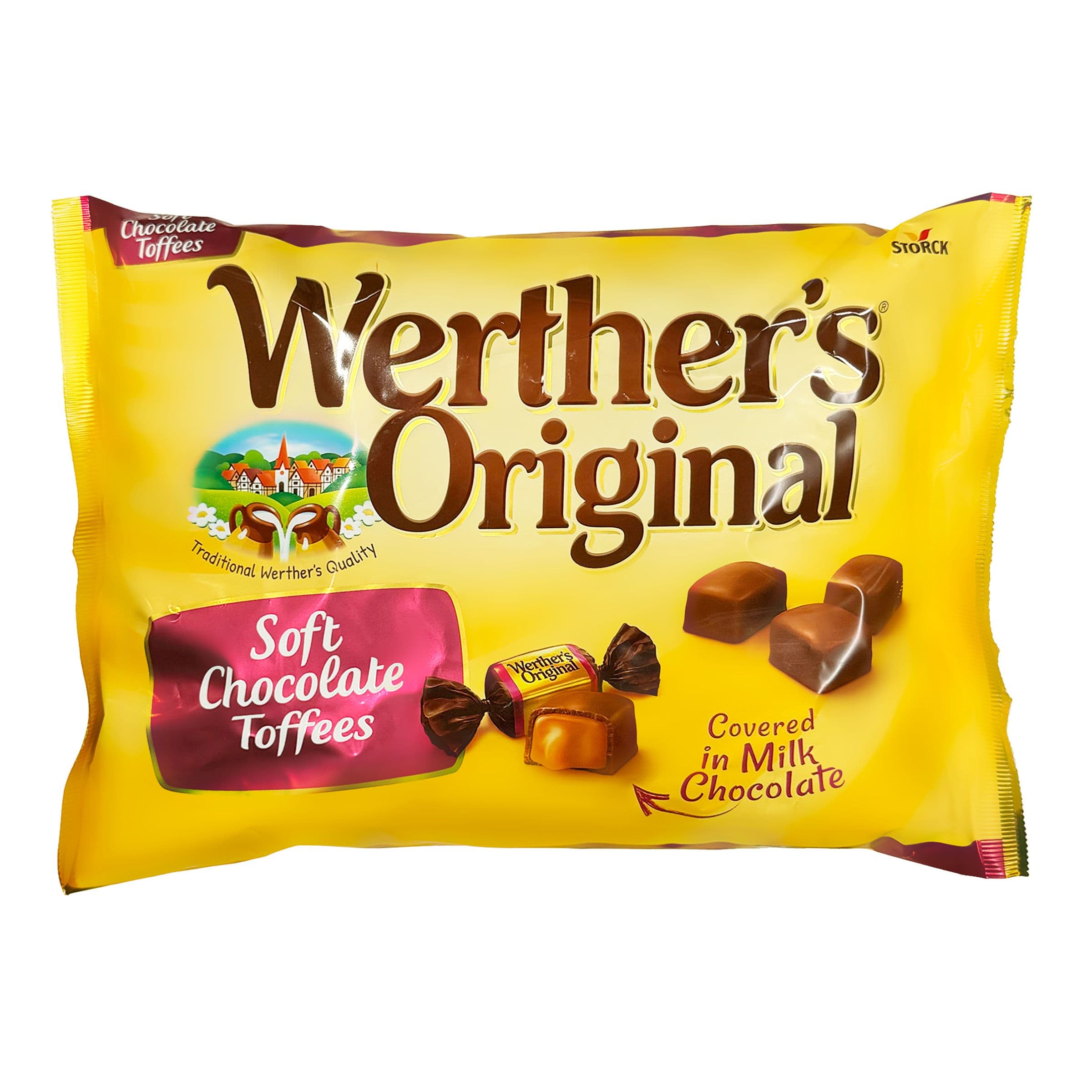 Werther's Original Chocolate Toffee -suurpakkaus - 1 kg – ERT Godis Bulk