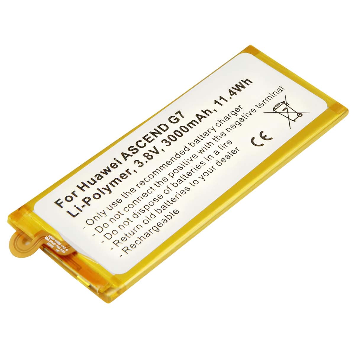 Akku Li-Polymer 3,8V Huawei Ascend G7 3000mAh 11,4Wh – Avizar