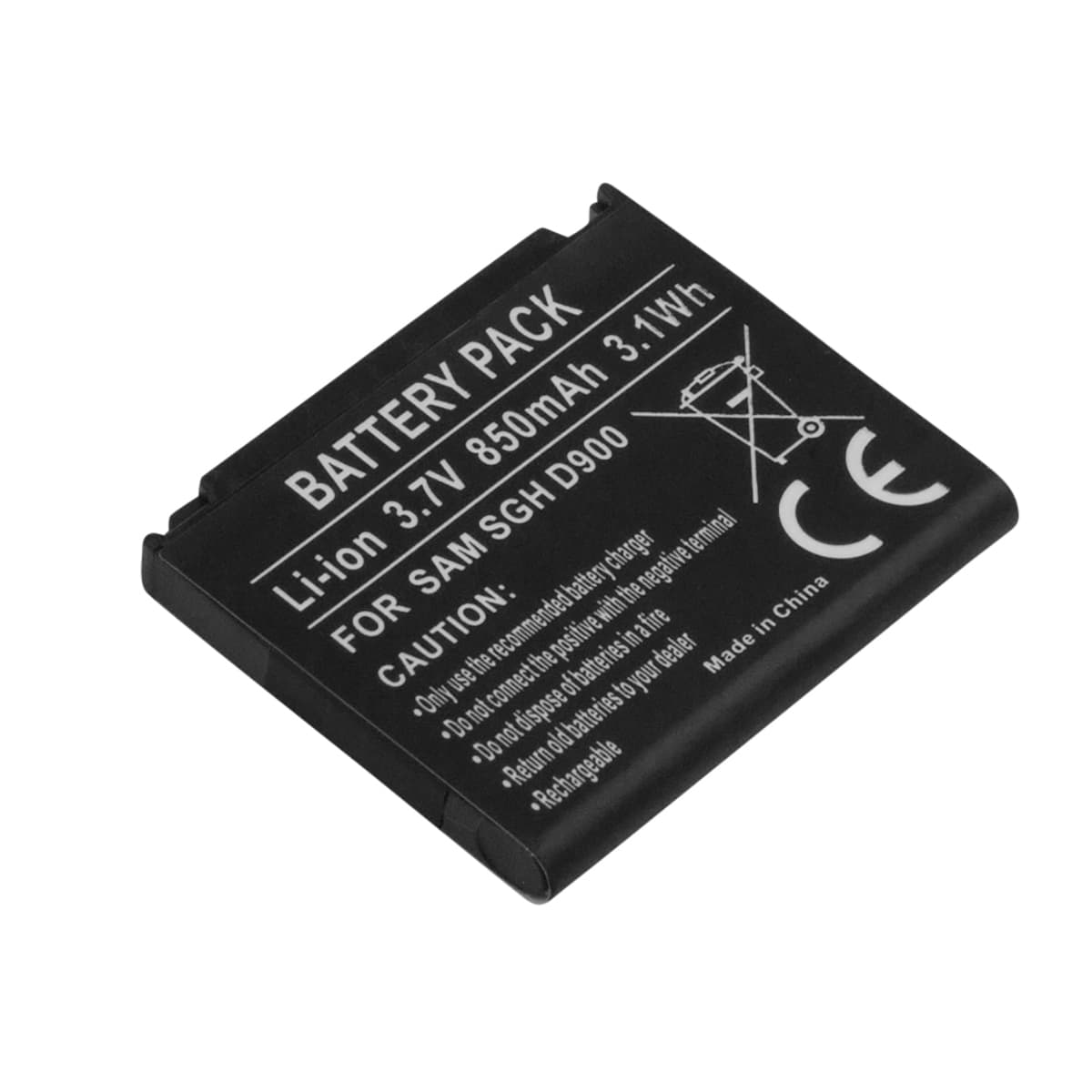 Akku Samsung SGH D900 Li-ion 3,7V 850mAh 3,1Wh – Avizar