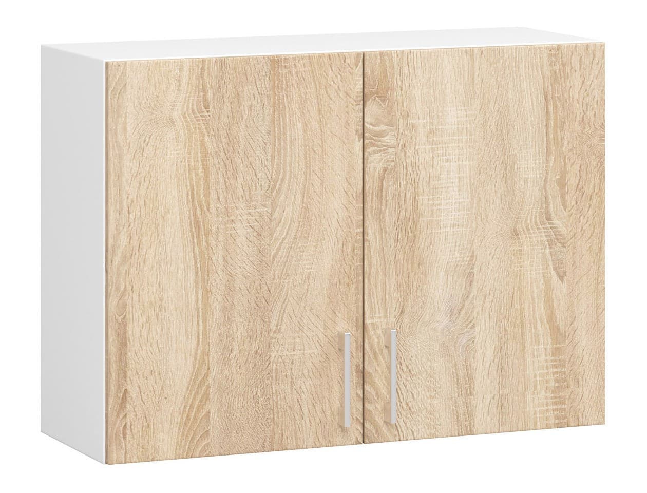 Akord Keittiön seinäkaappi Lima Valkoinen/Sonoma-tammi 80x31x58 – Akord