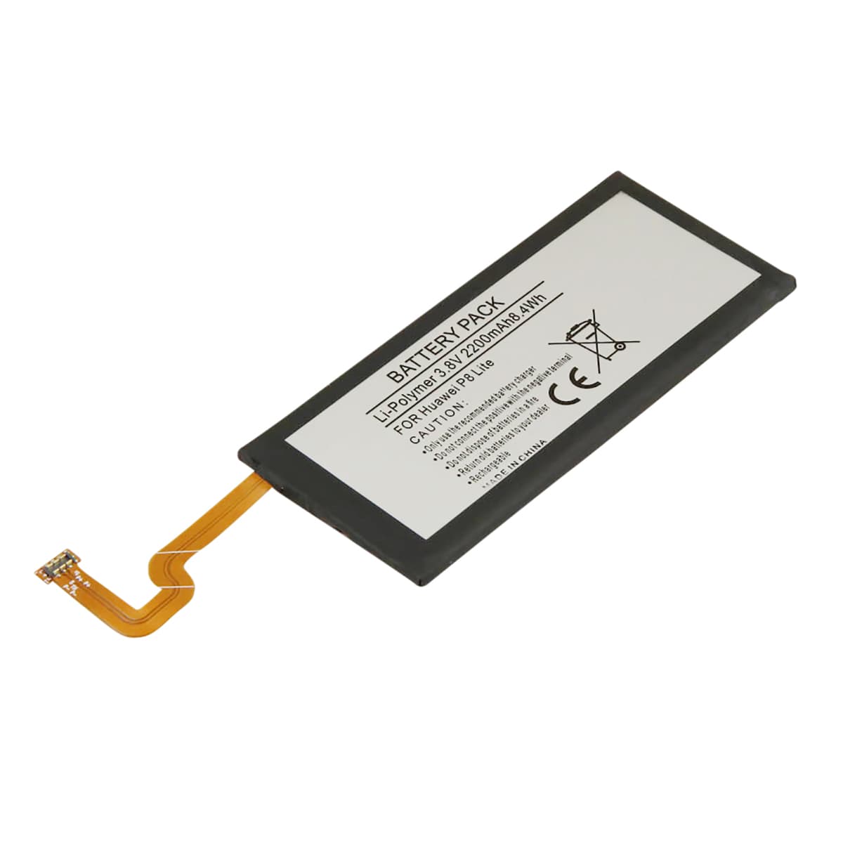 Akku Huawei P8 Lite -malliin Li-polymeeri 3.7V 2200mAh 8.4Wh – Avizar