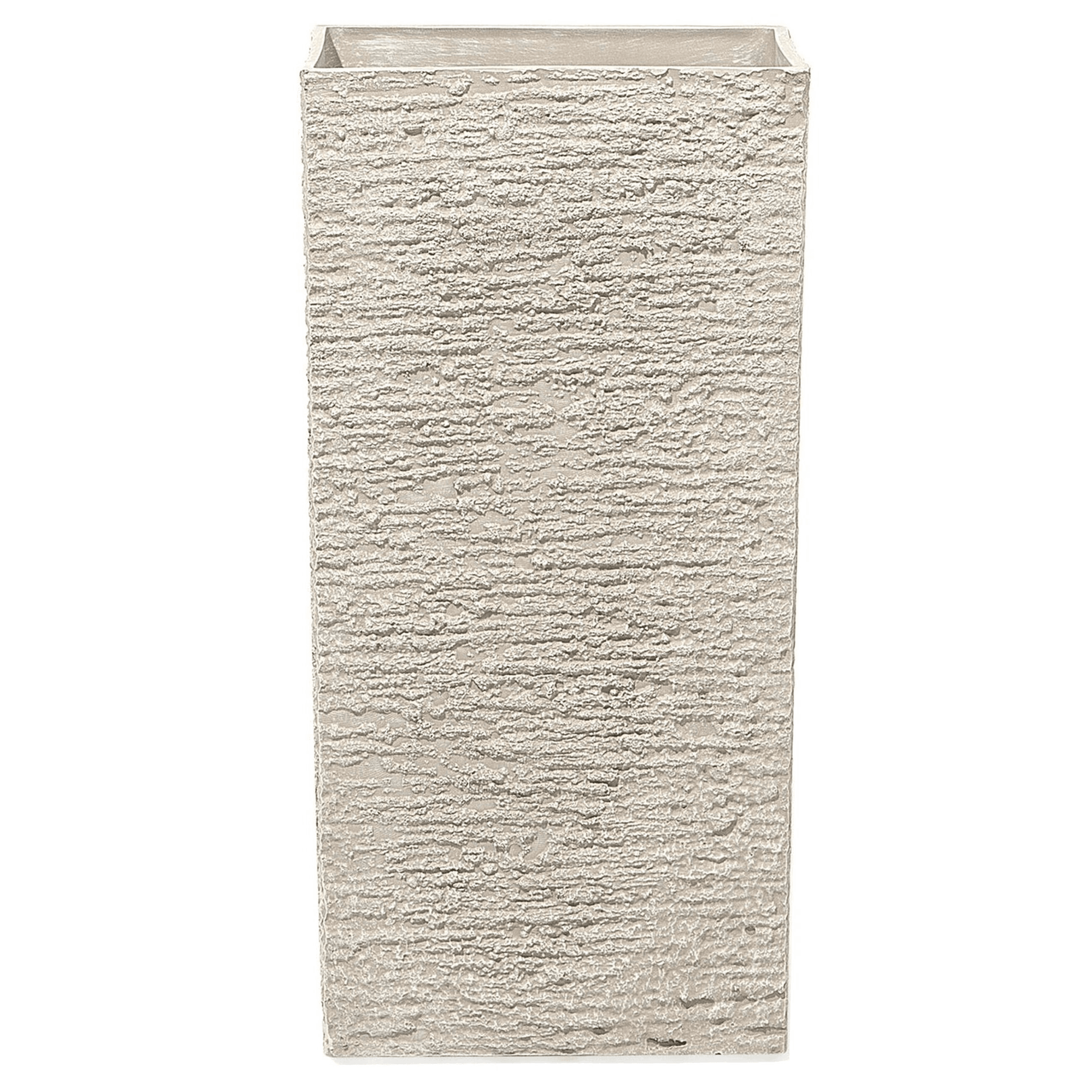Kukkaruukku GAZA 35 cm Beige – Beliani