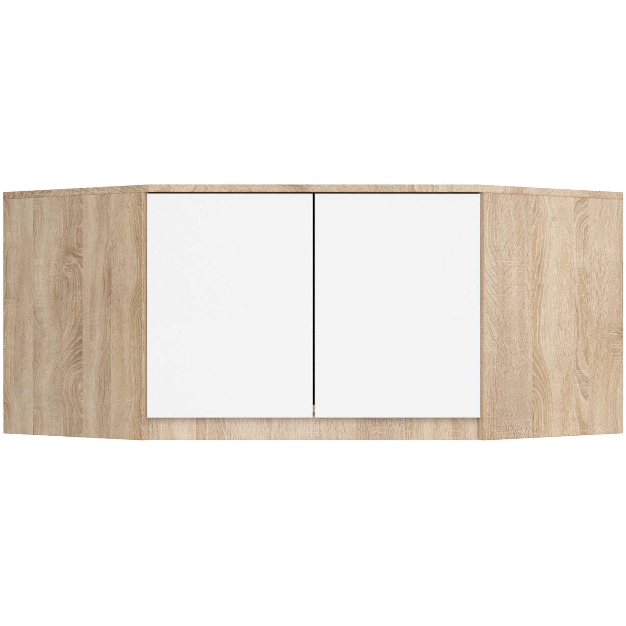 Akord Kaapin jatke Tammi Sonoma/Valkoinen 100x50x55 – Akord